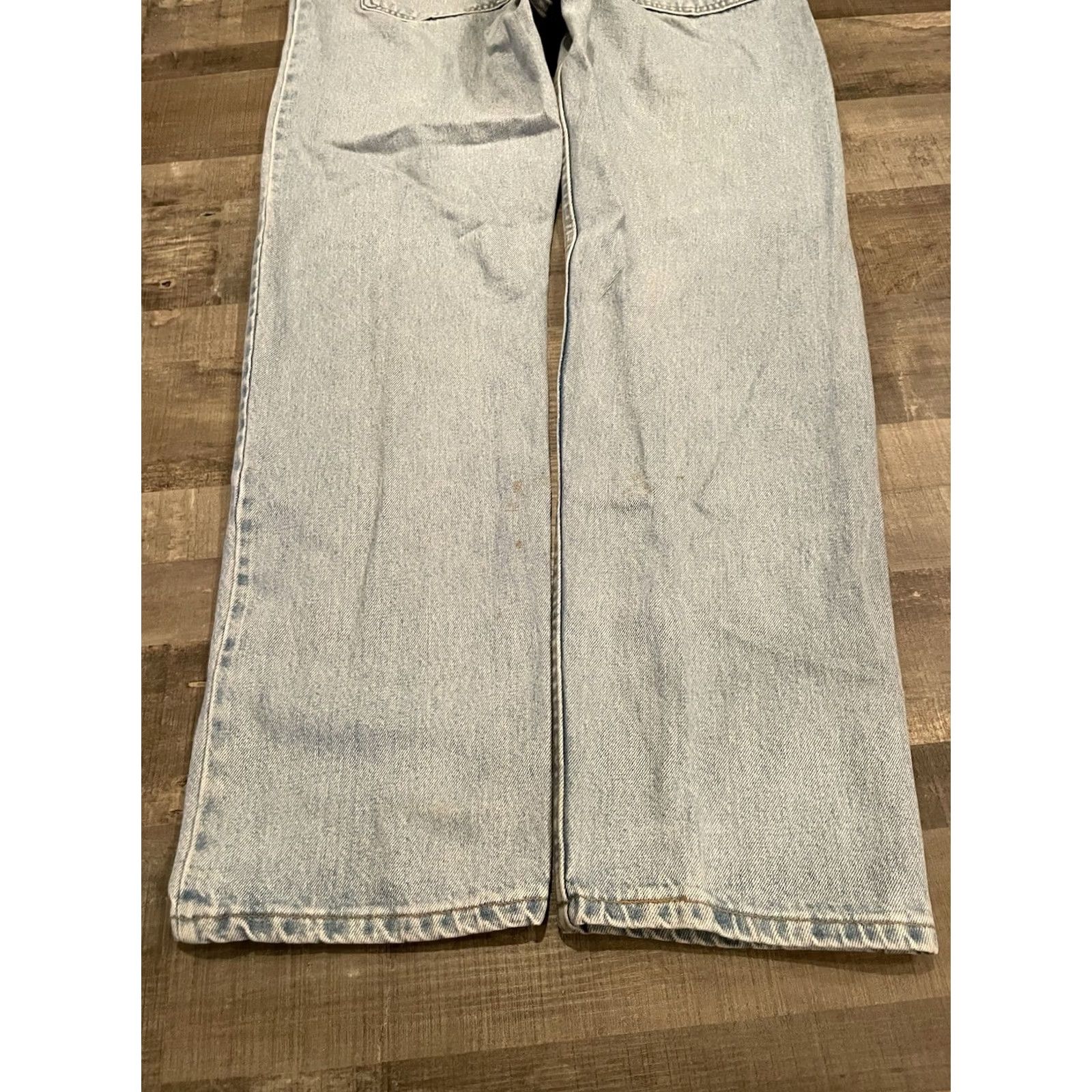 Levi's VINTAGE Levi's 505 Jeans Regular Men 38x31 Blue Distressed USA Straight F503 Size US 38 / EU 54 - 3 Thumbnail
