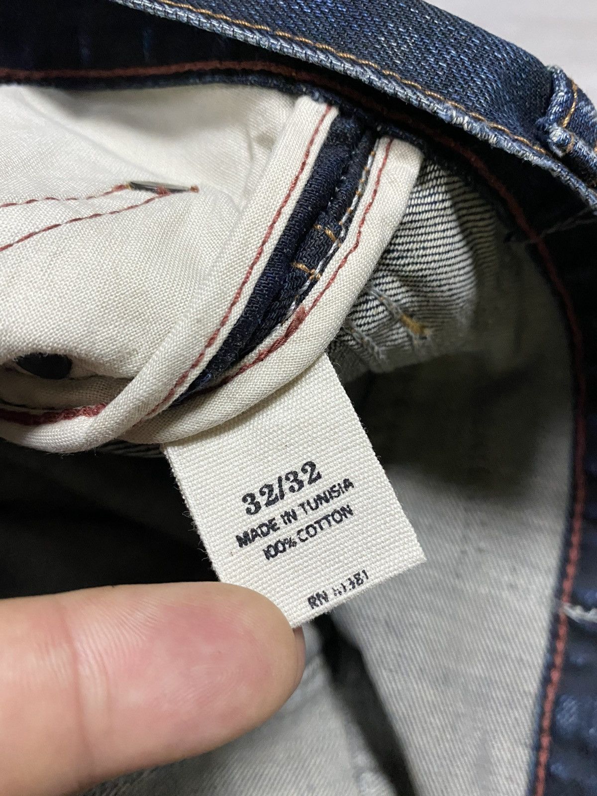 Polo Ralph Lauren Polo Ralph Lauren 🇺🇸 deep blue jeans USA flag pants selvedge Size US 32 / EU 48 - 8 Thumbnail