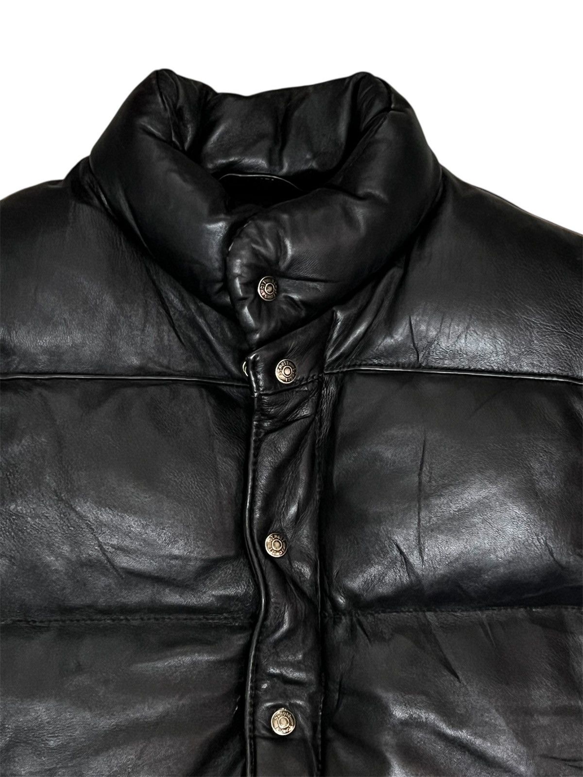 Vintage SCHOTT VEST LEATHER BUTTON ZIPPER Size US M / EU 48-50 / 2 - 4 Thumbnail