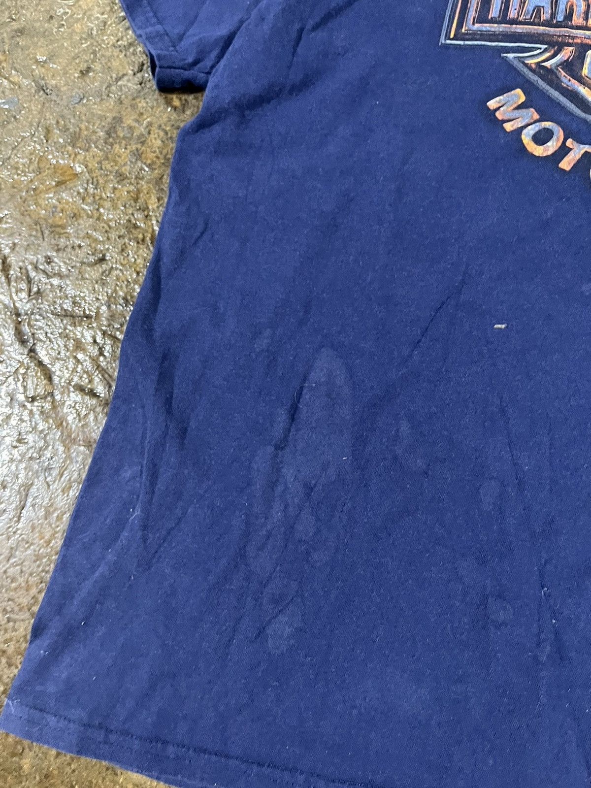 Harley Davidson × Vintage Crazy Vintage Harley Davidson Logo Tee Grunge Biker Skater Size US XL / EU 56 / 4 - 5 Thumbnail