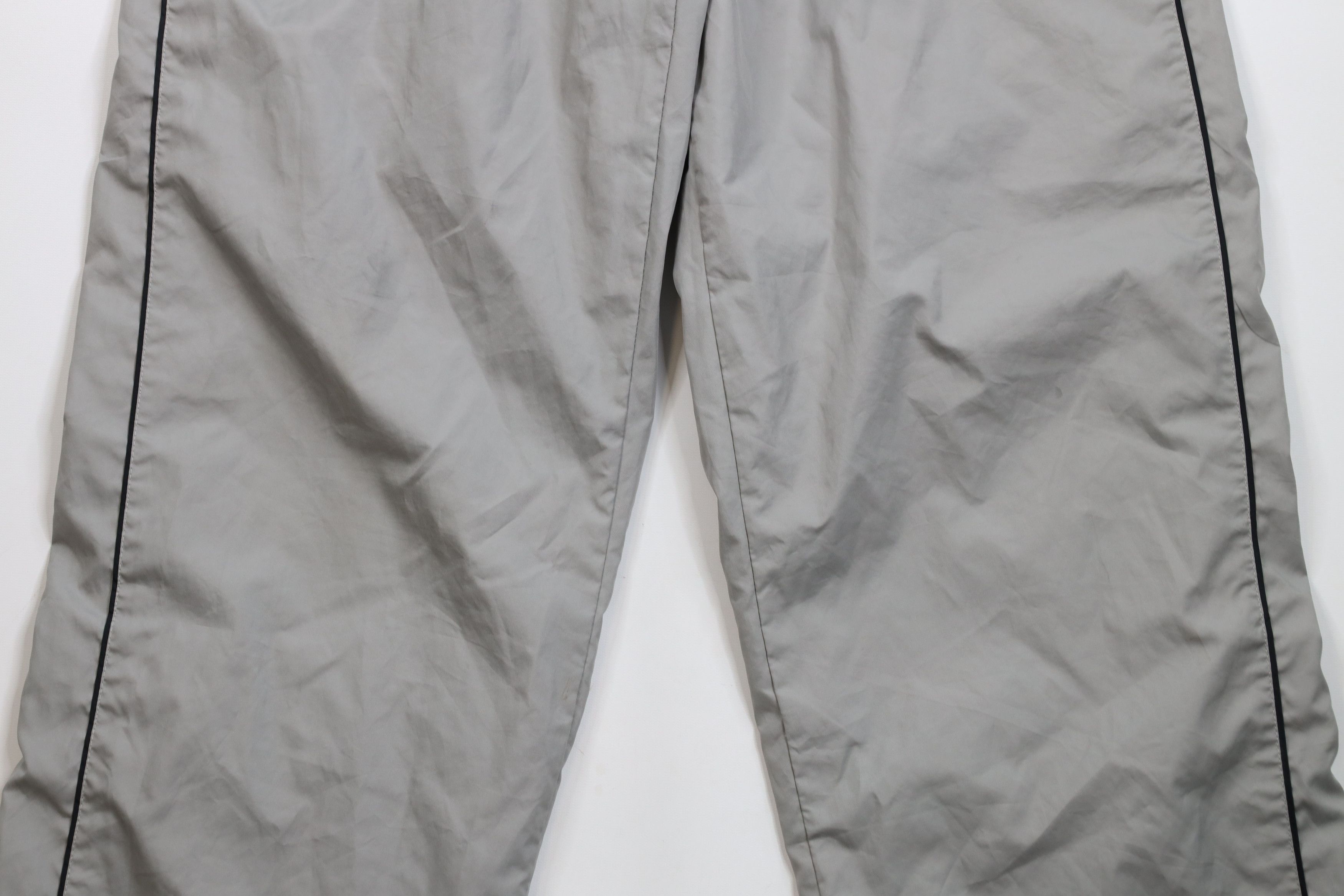 Nike × Vintage Vintage Nike Scott Mini Swoosh Lined Wide Leg Pants Gray Size US 40 / EU 56 - 3 Thumbnail