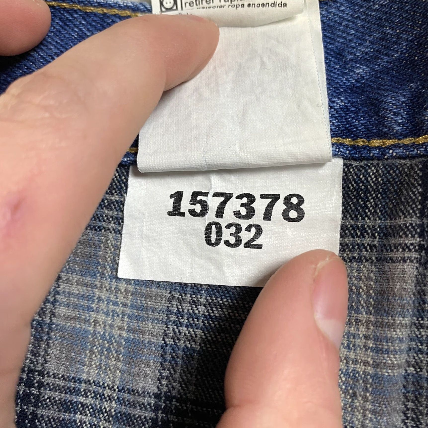 Carhartt VINTAGE Carhartt Dungaree Jeans 42x30 Flannel Lined Blue Denim Work B236 DST Mens Size US 40 / EU 56 - 8 Thumbnail