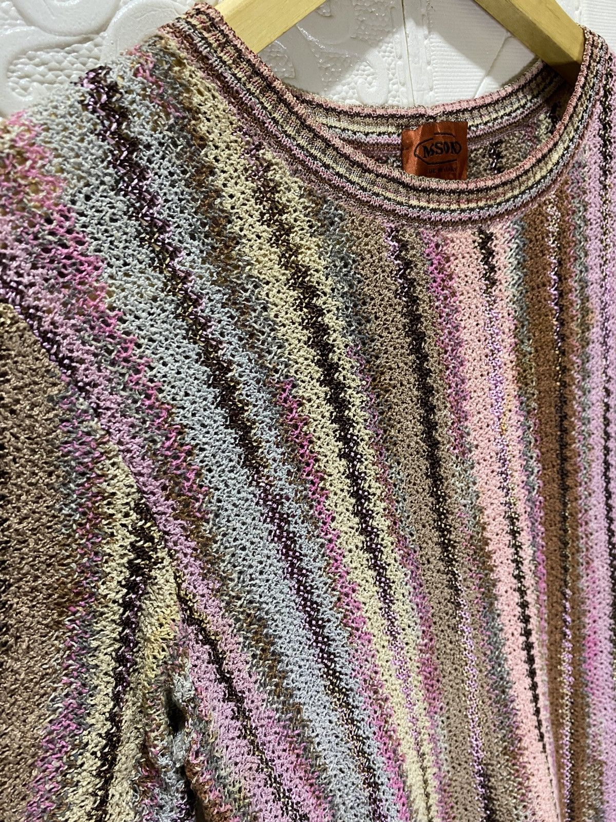 Designer × Missoni Vtg Missoni Knit Tshirt Size M / US 6-8 / IT 42-44 - 6 Thumbnail