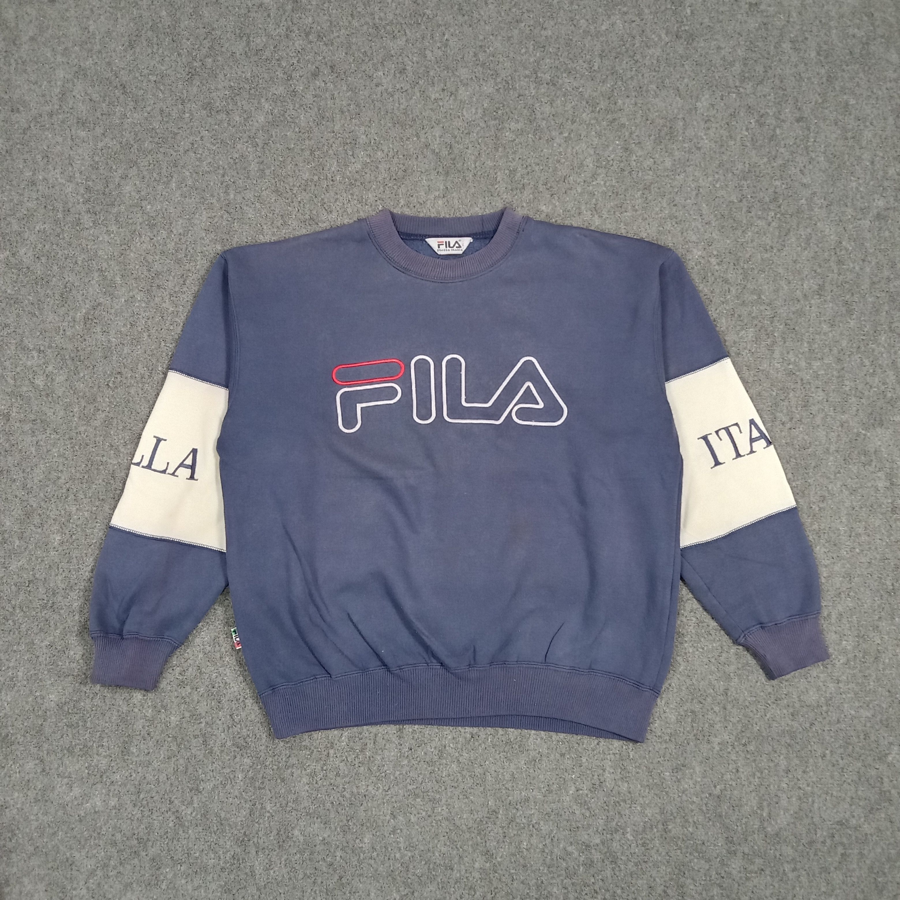 Fila FILA Biella Italia Sweatshirt C275N5 Size US L / EU 52-54 / 3 - 1 Thumbnail