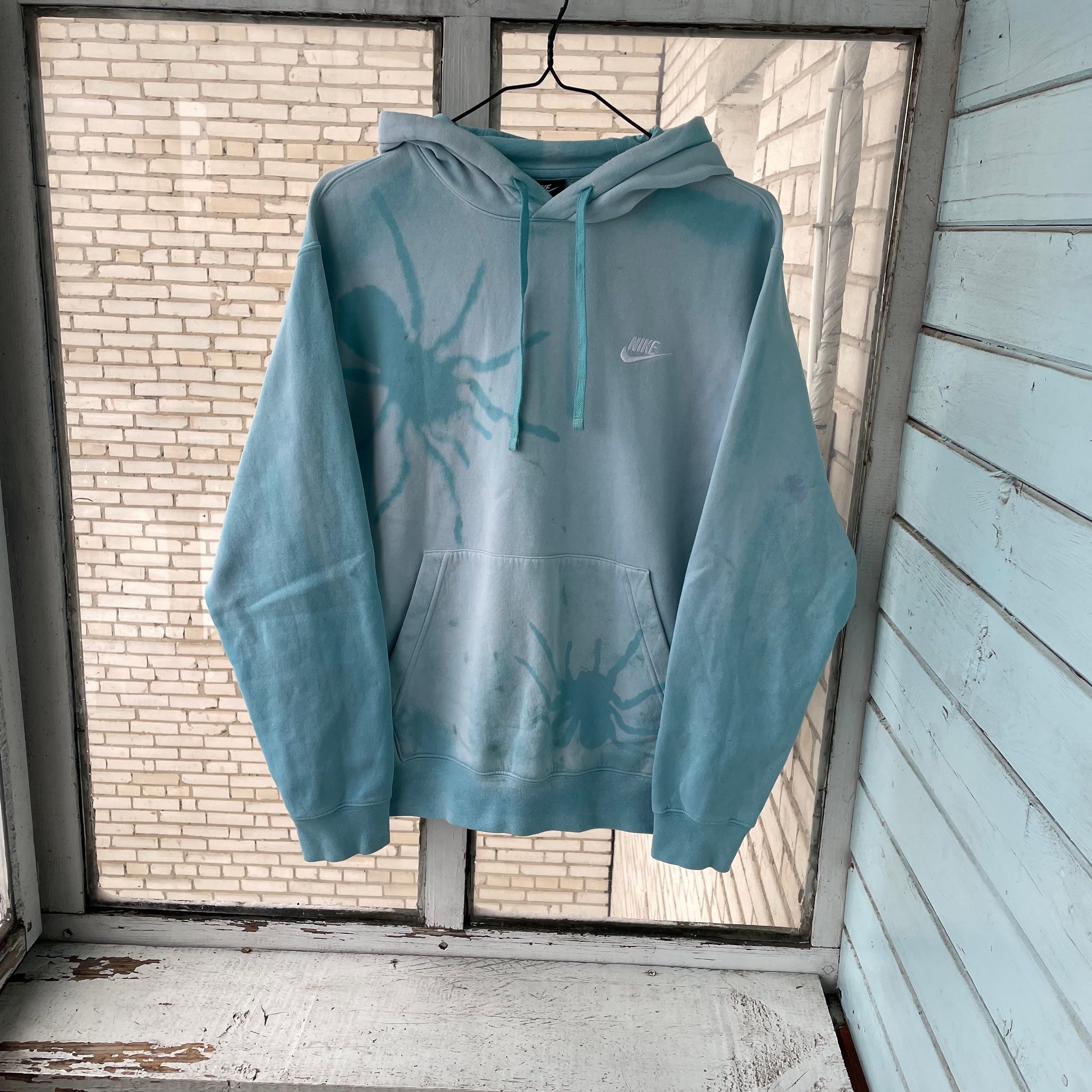 Nike Nike Custom hoodie spider faded patern bleached y2k opium Size US M / EU 48-50 / 2 - 2 Thumbnail