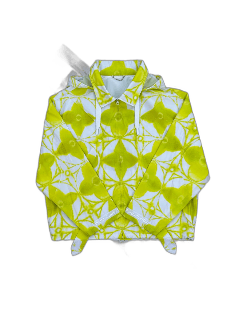 Louis Vuitton Louis Vuitton Yellow Logo Graphic Hooded Jac