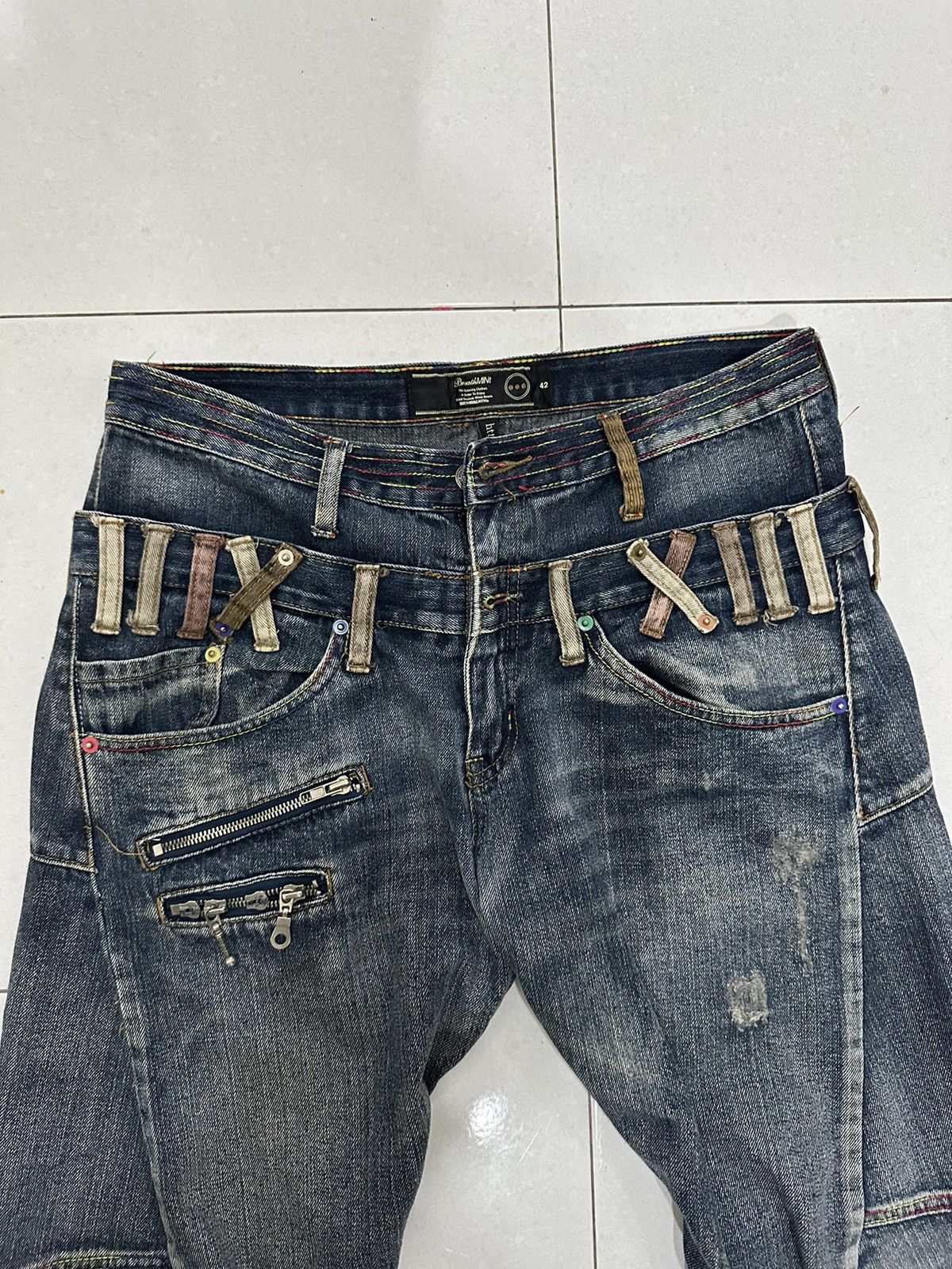 Japanese Brand Breath Mint Double Waist Like Undercover Pants Size US 34 / EU 50 - 8 Thumbnail