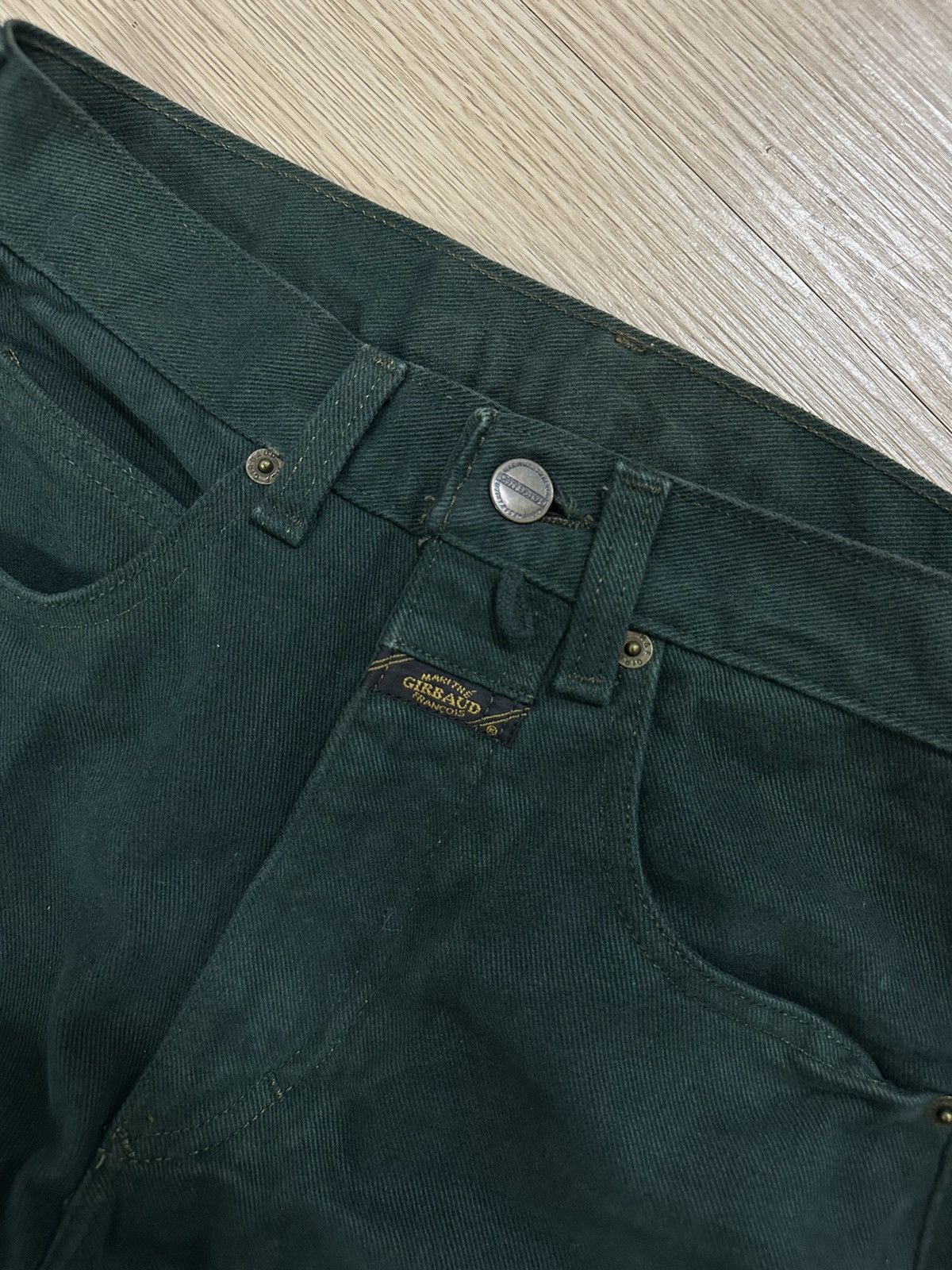 Marithe + Francois Girbaud × Vintage Rare Vintage Marithe Francois Girbaud High Rise Green Jeans Size 26" / US 2 / IT 38 - 5 Thumbnail