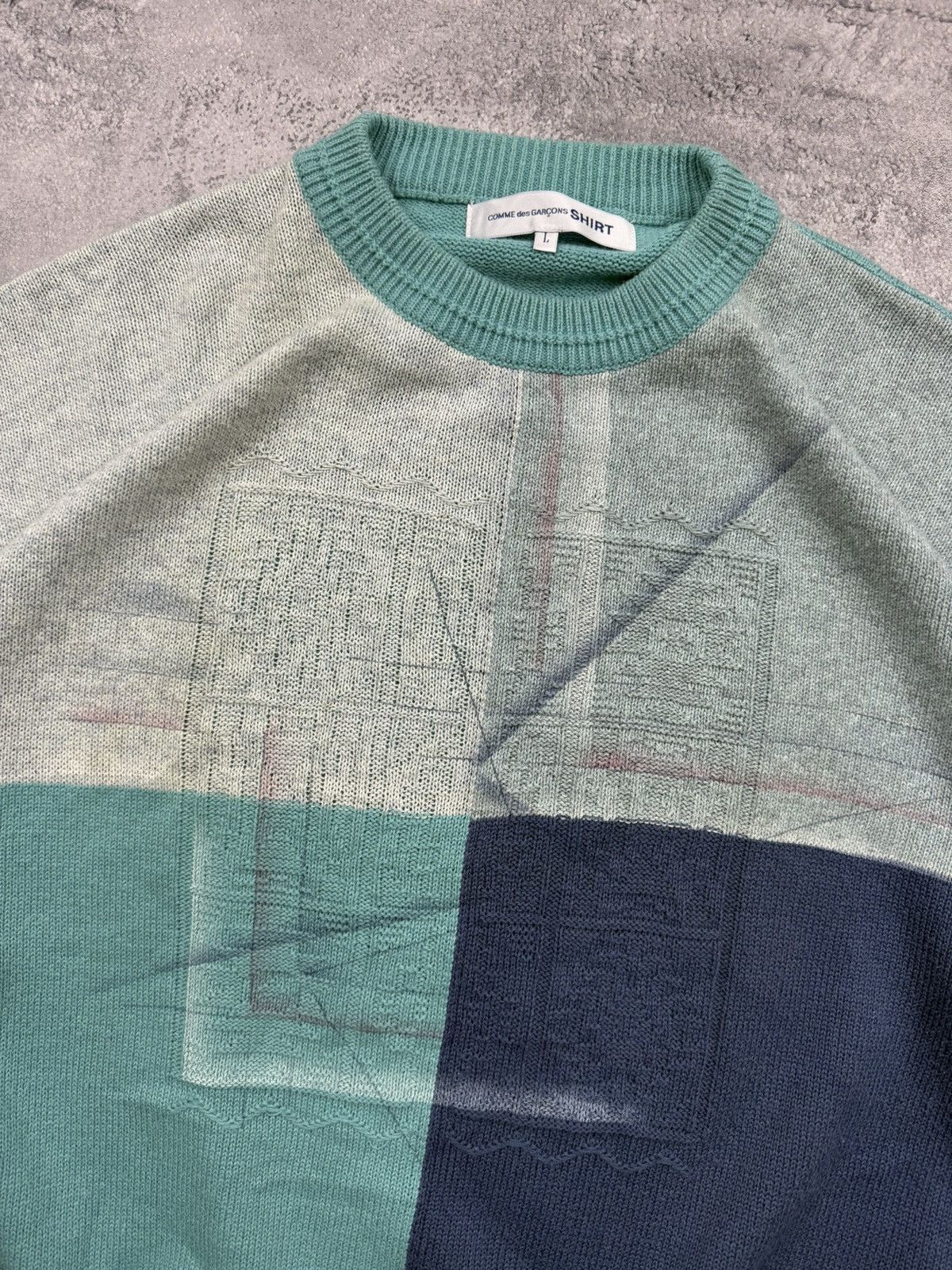 Comme des Garcons SHIRT Comme des Garcons Sweater Japanese Brand Size US L / EU 52-54 / 3 - 8 Thumbnail