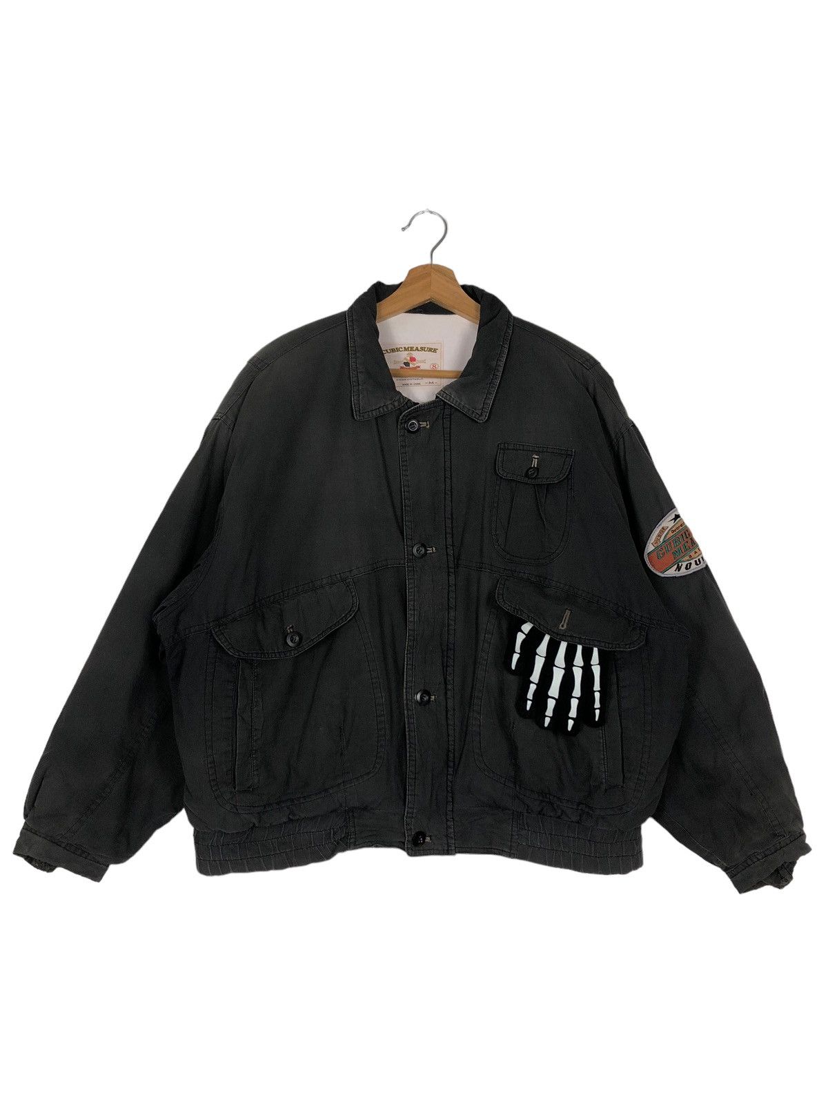 Japanese Brand 🔥90’s VINTAGE BOMBER JACKET CUBE MEASURE ISSEY MIYAKE Size US M / EU 48-50 / 2 - 1 Thumbnail