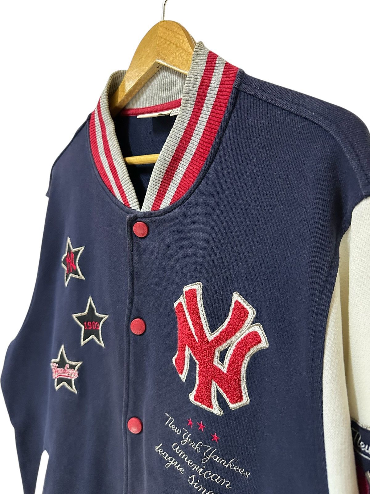 New York Yankees New York Yankees Cotton Varsity Jacket Size US XL / EU 56 / 4 - 5 Thumbnail