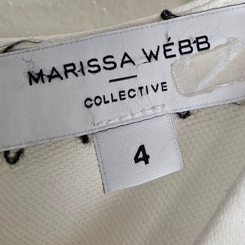 Marissa Webb Marissa Webb Collective x RTR Womens Tie Waist Mini Dress 4 Size S / US 4 / IT 40 - 8 Thumbnail