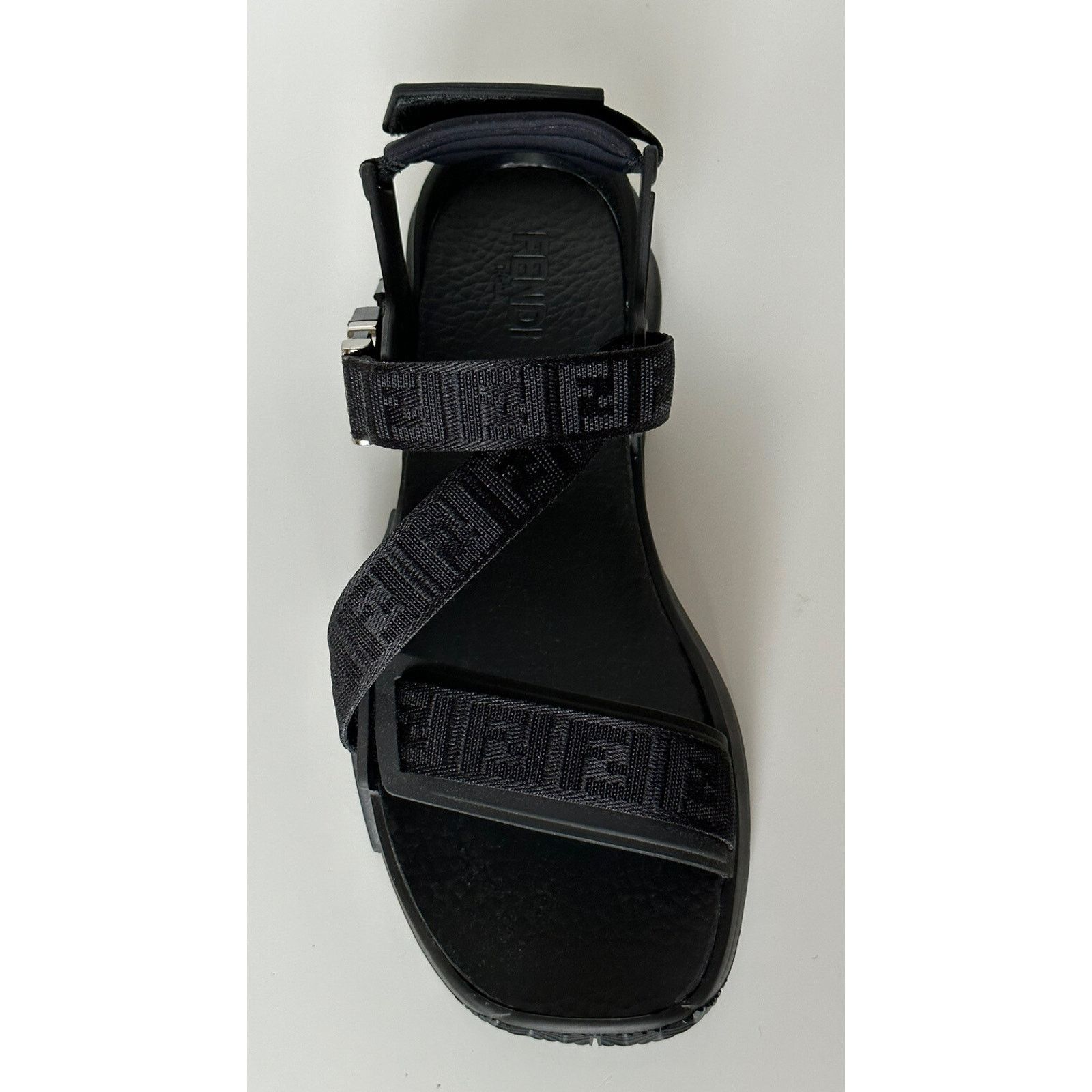 Fendi Fendi Men's FF Strapped Black Sandals 12 US/ 11 UK 7X1503 Size US 11 / EU 44 - 4 Thumbnail