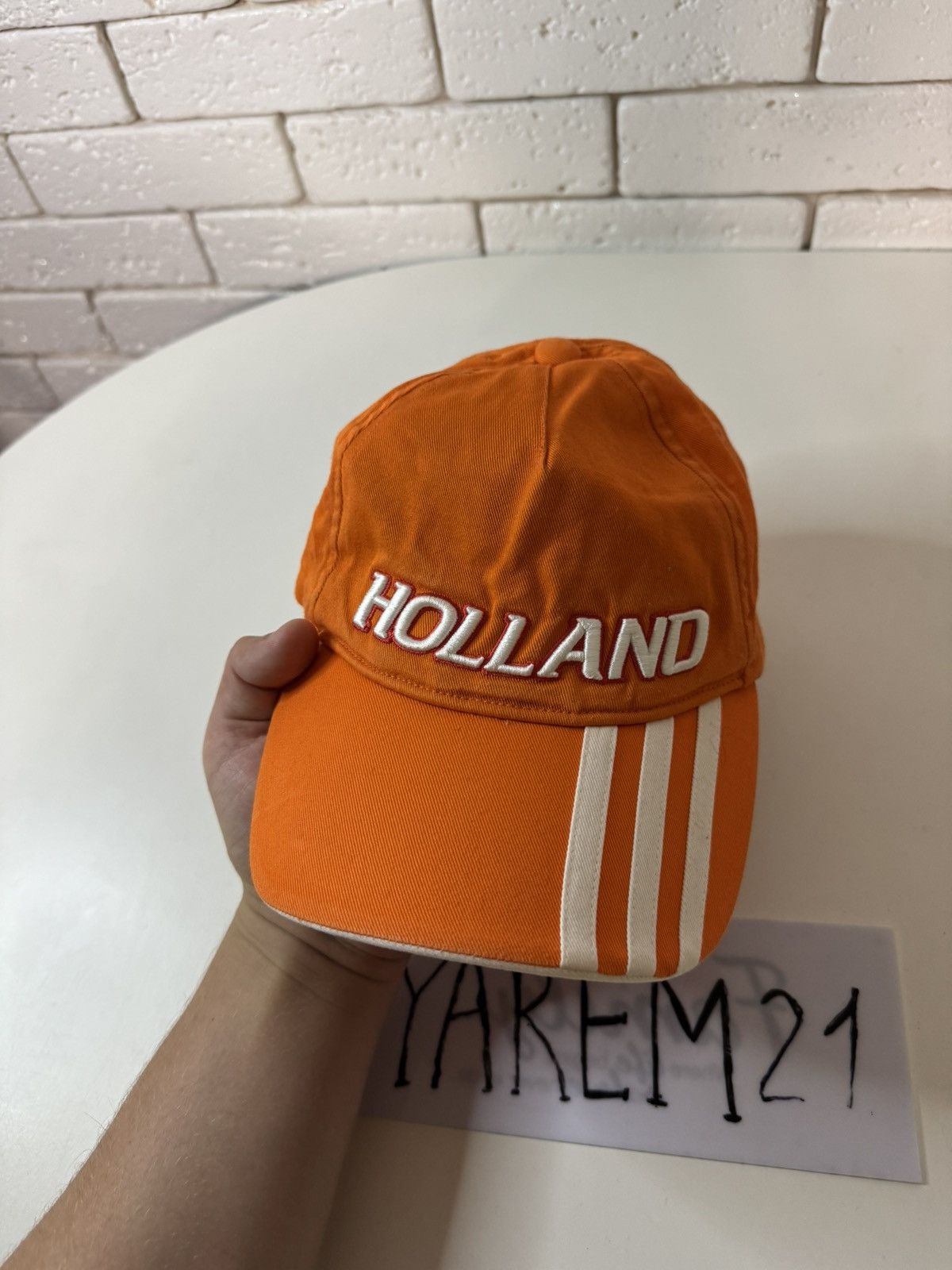 UEFA Holland adidas UEFA EURO 2008 vintage cap hat Size ONE SIZE - 2 Thumbnail