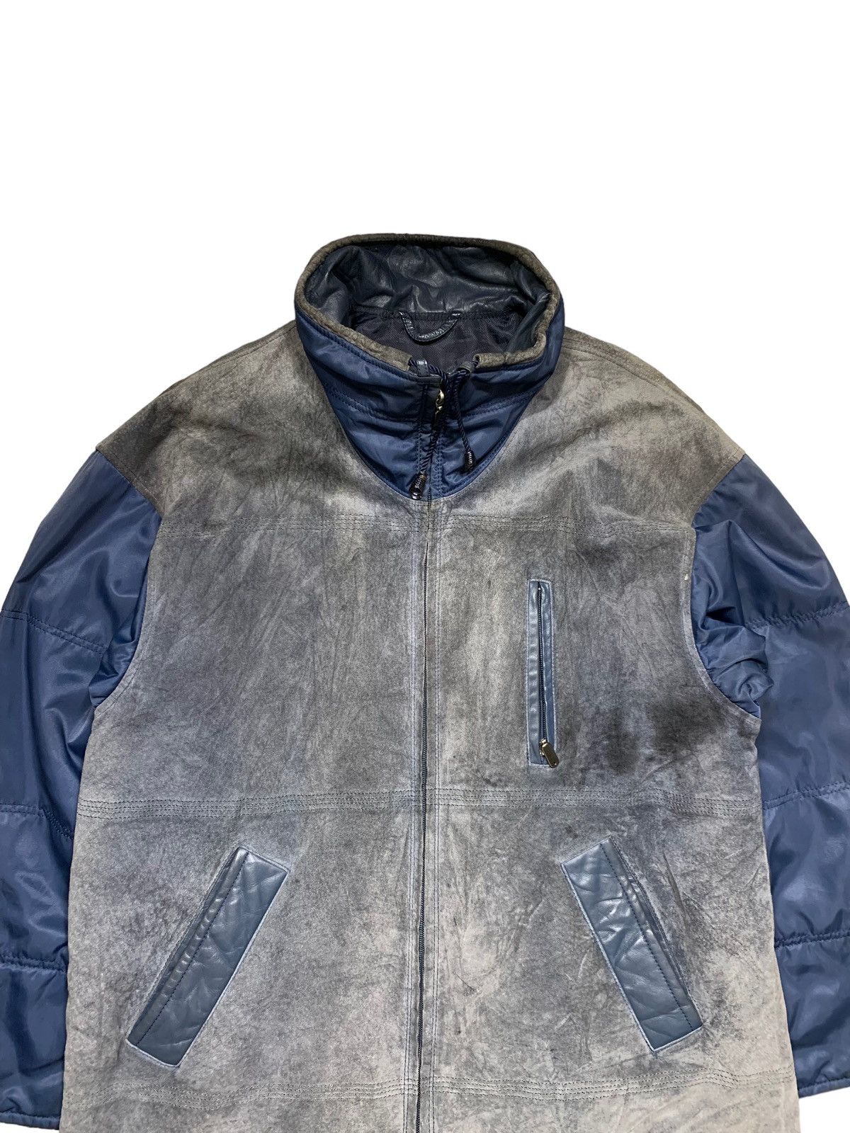 Lanvin Lanvin Classique Half Leather Jacket Size US XL / EU 56 / 4 - 4 Thumbnail