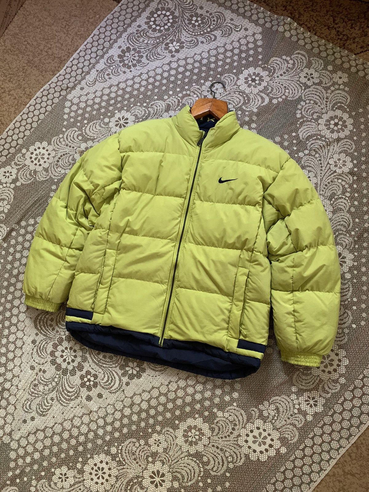 Nike × Vintage Nike vintage two side puffer reversible down jacket rare Size US M / EU 48-50 / 2 - 3 Thumbnail