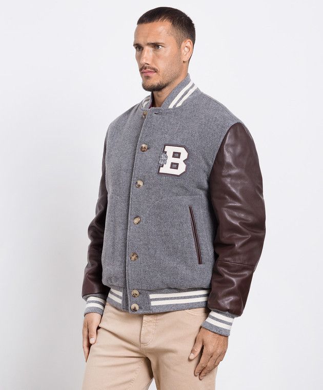Brunello Cucinelli Jacket in Grey Size US L / EU 52-54 / 3 - 2 Thumbnail
