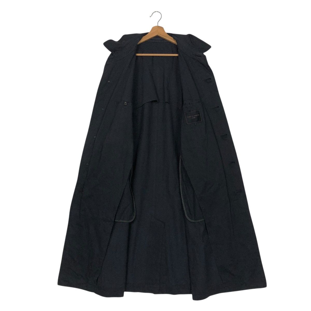 Comme des Garcons Homme 🔥RICH BLACK VINTAGE LONG JACKET FLY COMME DES GARCONS HOMME Size US M / EU 48-50 / 2 - 15 Thumbnail