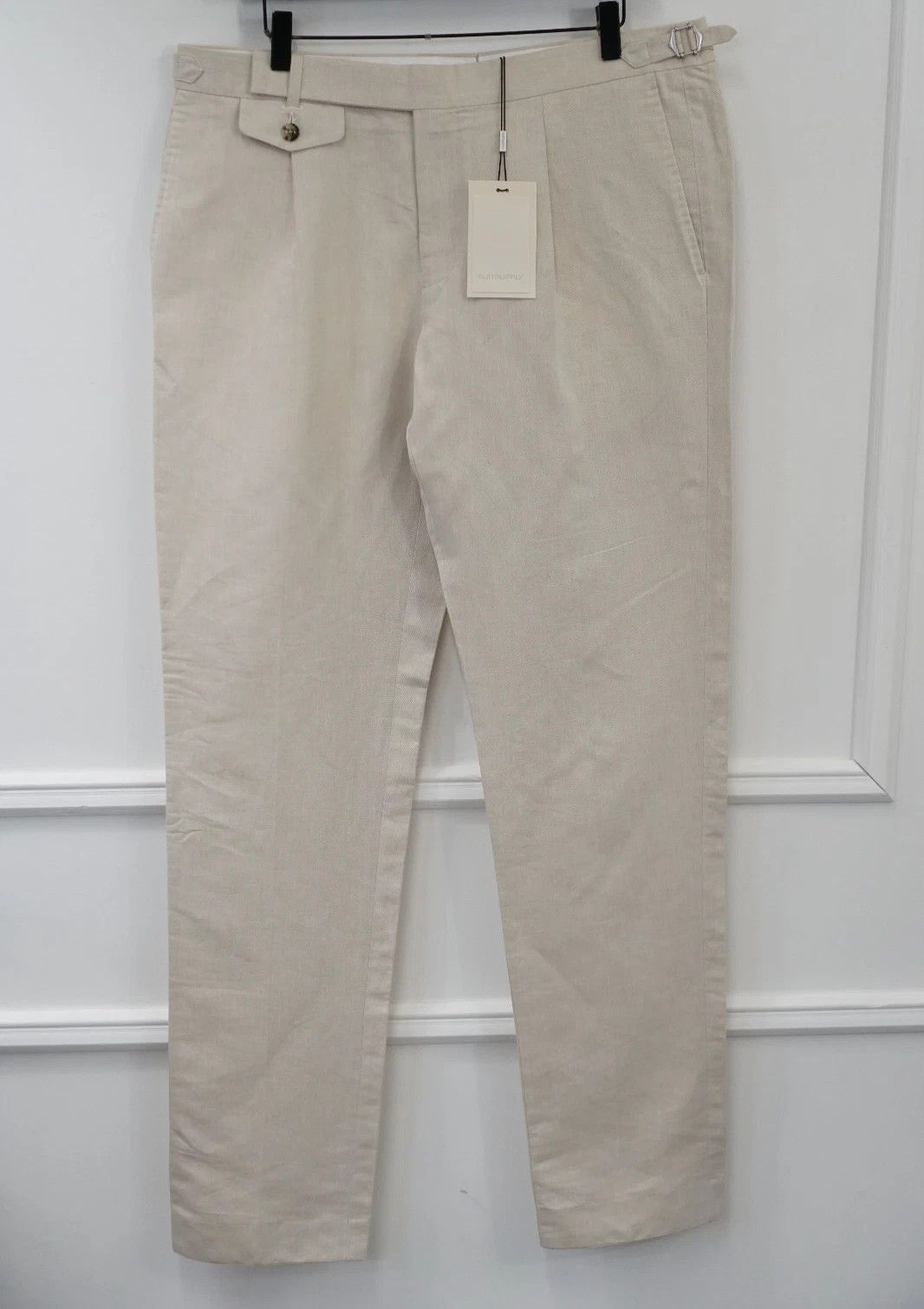 Suitsupply Men Suitsupply Pants Brentwood Linen & Cotton Size UK/US42 Size 42R - 1 Thumbnail