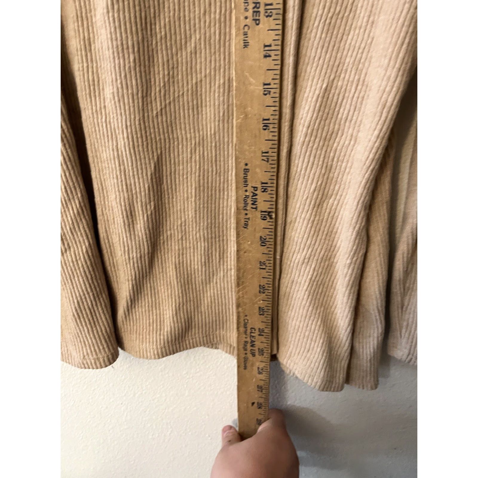 Old Navy Old Navy Knit Top Shirt XL Brown Long Sleeve V-Neck Wrap Surplice Ribbed Stretch Size XL / US 12-14 / IT 48-50 - 4 Thumbnail