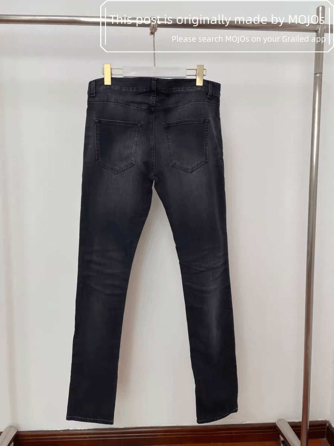 Saint Laurent Paris Sz 30 Saint Laurent Paris D02 Dark Gray basic Denim mojos78 Size US 30 / EU 46 - 2 Thumbnail
