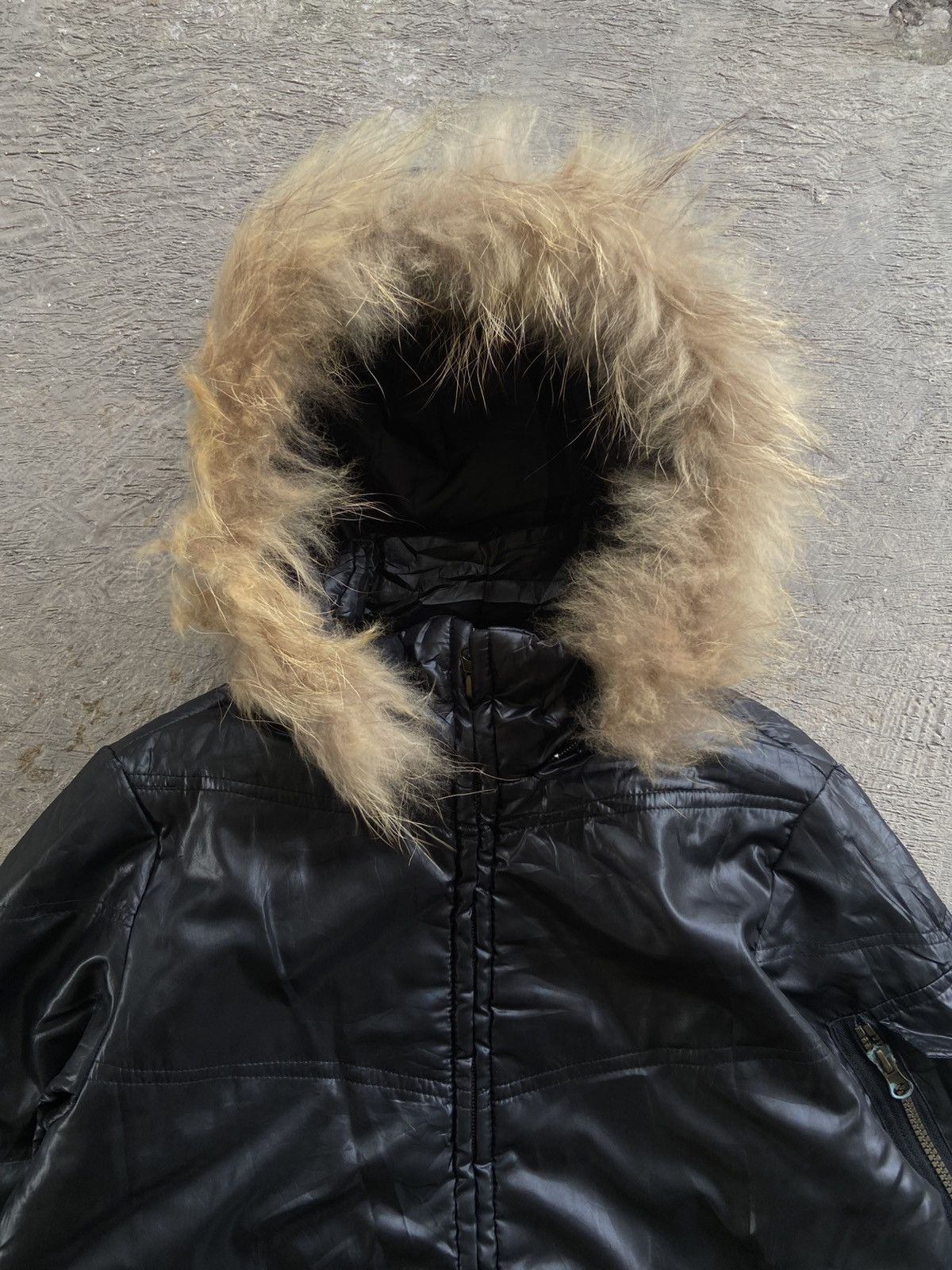 If Six Was Nine 2000s Bossy Hill - Vkei Apocalypse Style Puffer Fur Jacket Size US M / EU 48-50 / 2 - 3 Thumbnail