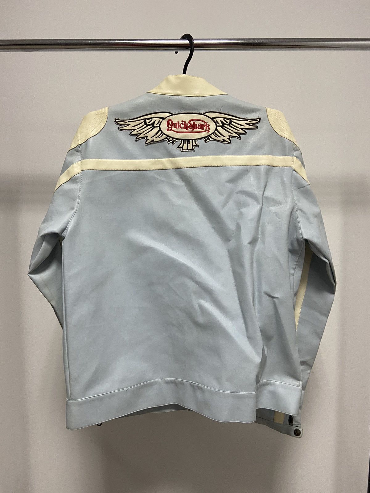 NASCAR × Vintage Quickshark Racing leather Jacket Vintage nascar Size US L / EU 52-54 / 3 - 2 Thumbnail