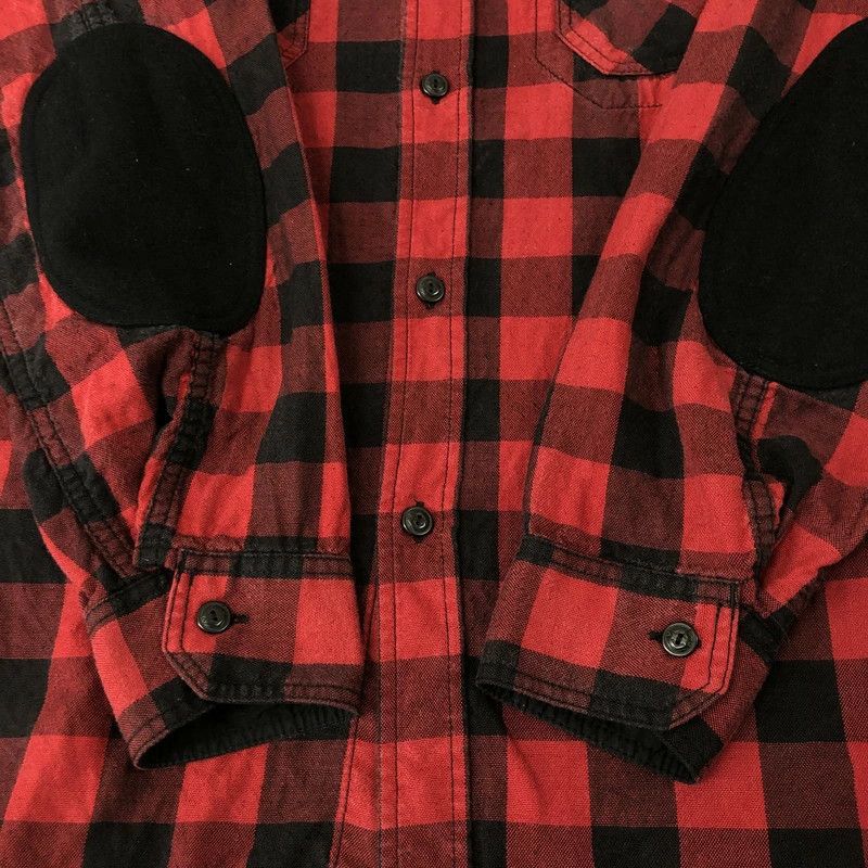 Comme des Garcons Shirt Long sleeve check elbow patch button up Red Size US S / EU 44-46 / 1 - 7 Thumbnail