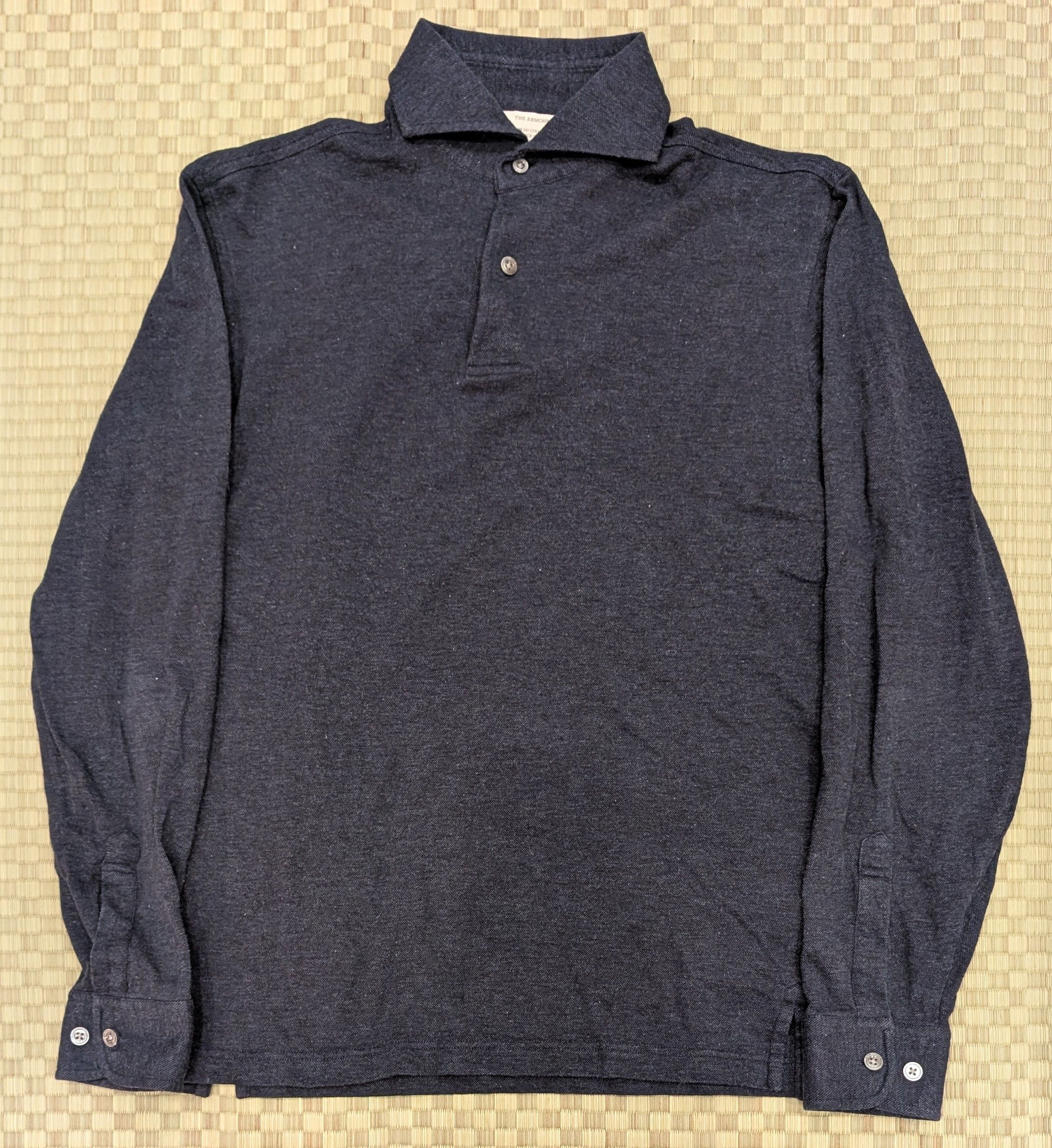 The Armoury The Armoury by Ascot Chang Cotton Cashmere LS Spread Polo Size US S / EU 44-46 / 1 - 1 Thumbnail