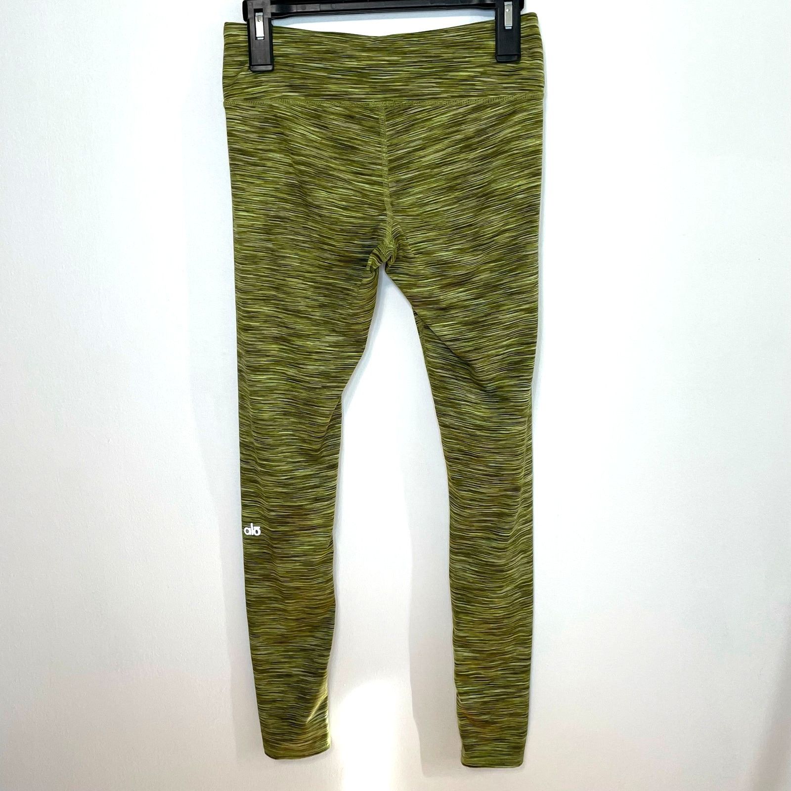 Alo Alo Yoga Green Leggings M Womens Airbush Space Dye Active Size 28" / US 6 / IT 42 - 3 Thumbnail
