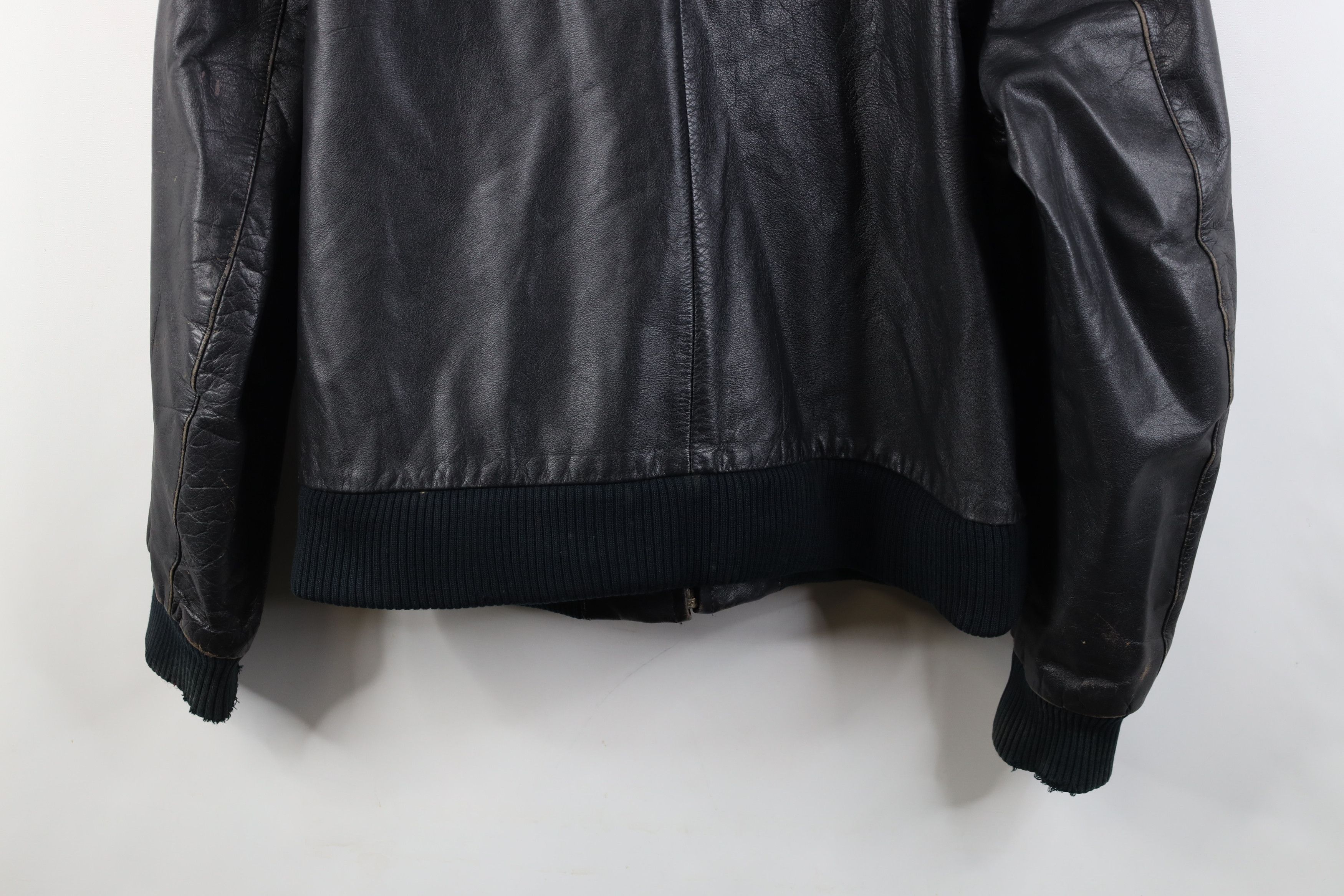 Vintage Vintage 80s 90s Cooper Cafe Racer Bomber Jacket Black Size US XXL / EU 58 / 5 - 16 Thumbnail