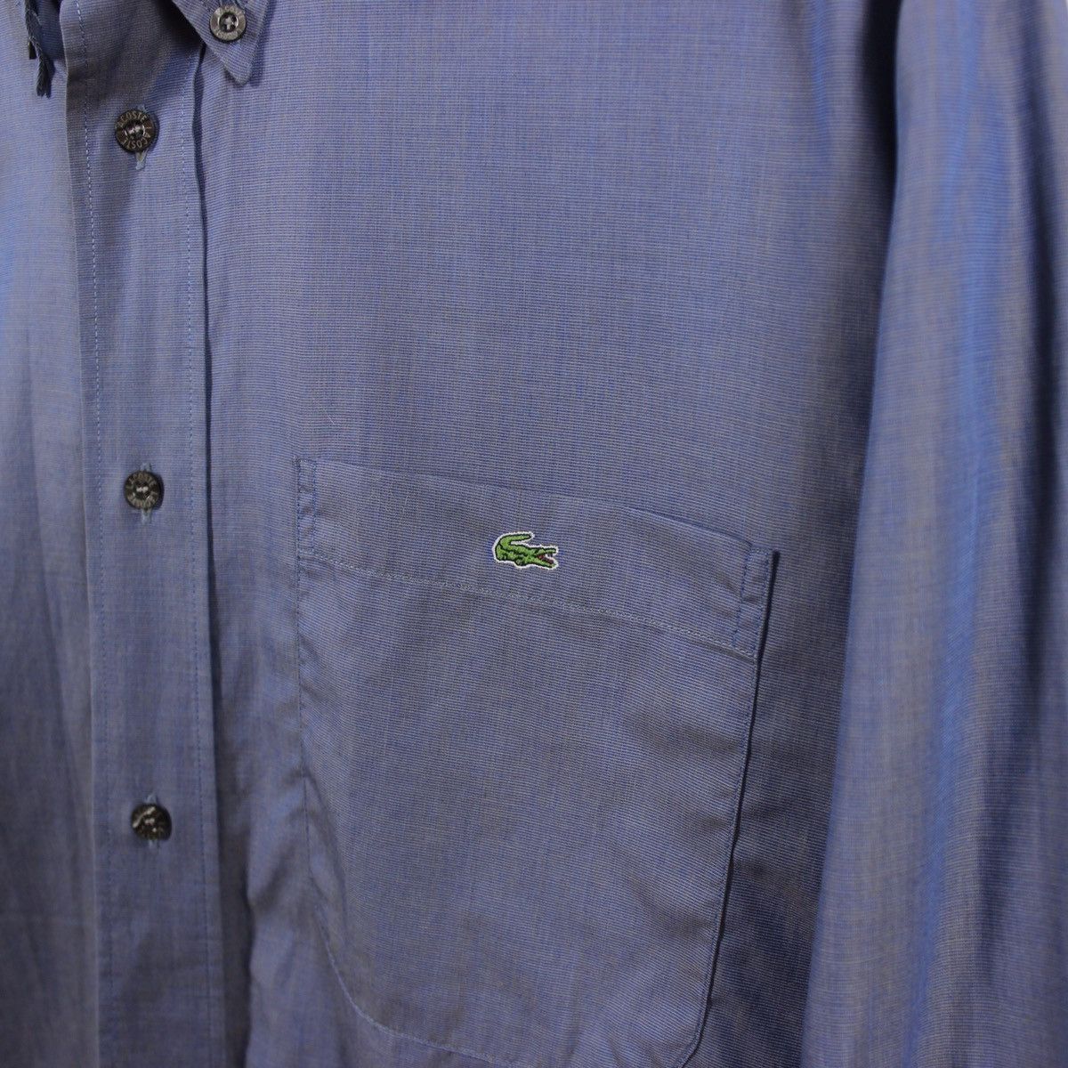 Lacoste Vintage Lacoste Long Sleeve Shirt Size US L / EU 52-54 / 3 - 4 Thumbnail