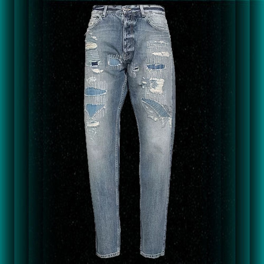 image of Givenchy Ooy1O0124 Denim Pants In Blue, Men's (Size 30)