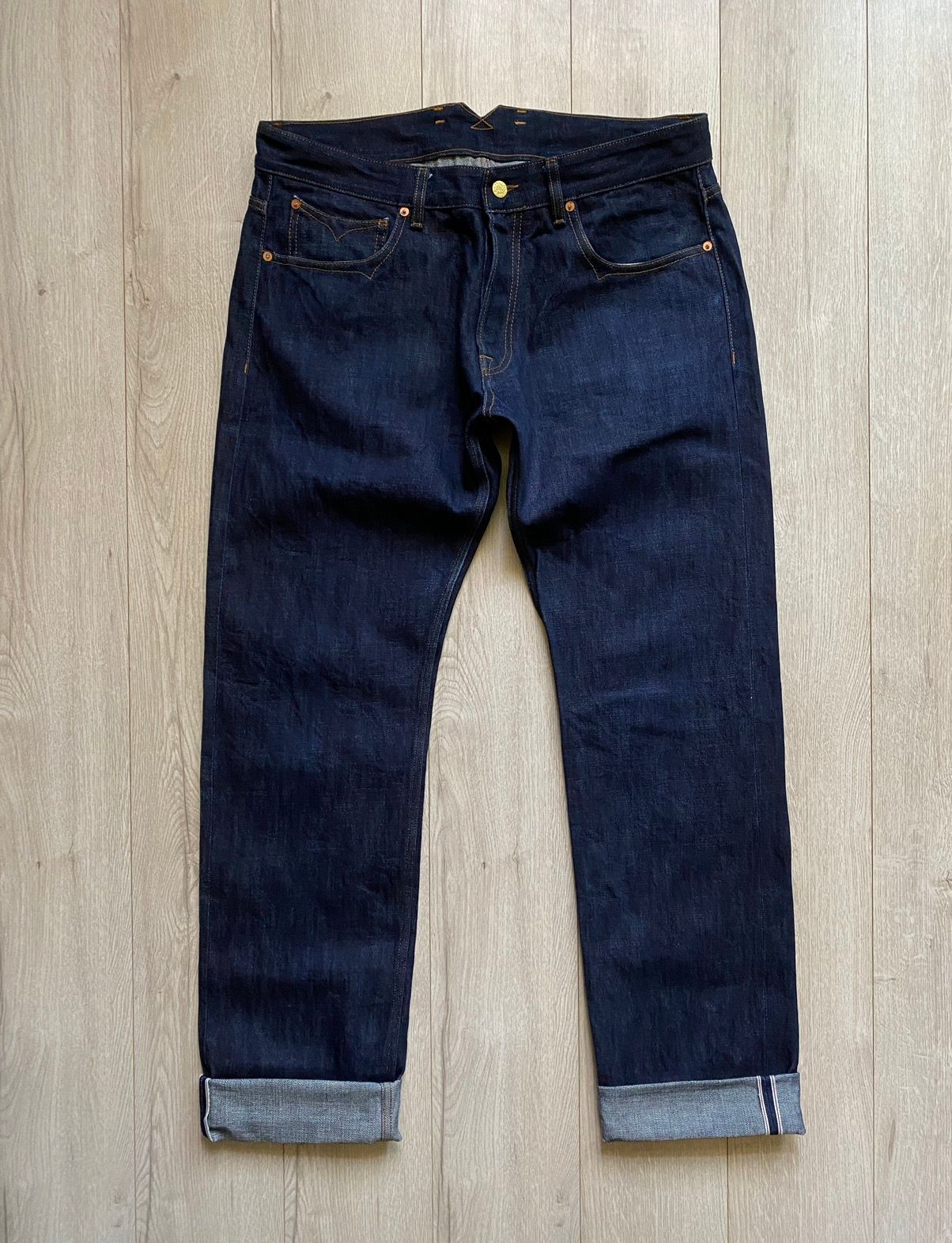 Italian Designers Hens Teeth jeans selvedge Italian denim original 14,3 Oz Size US 36 / EU 52 - 2 Preview