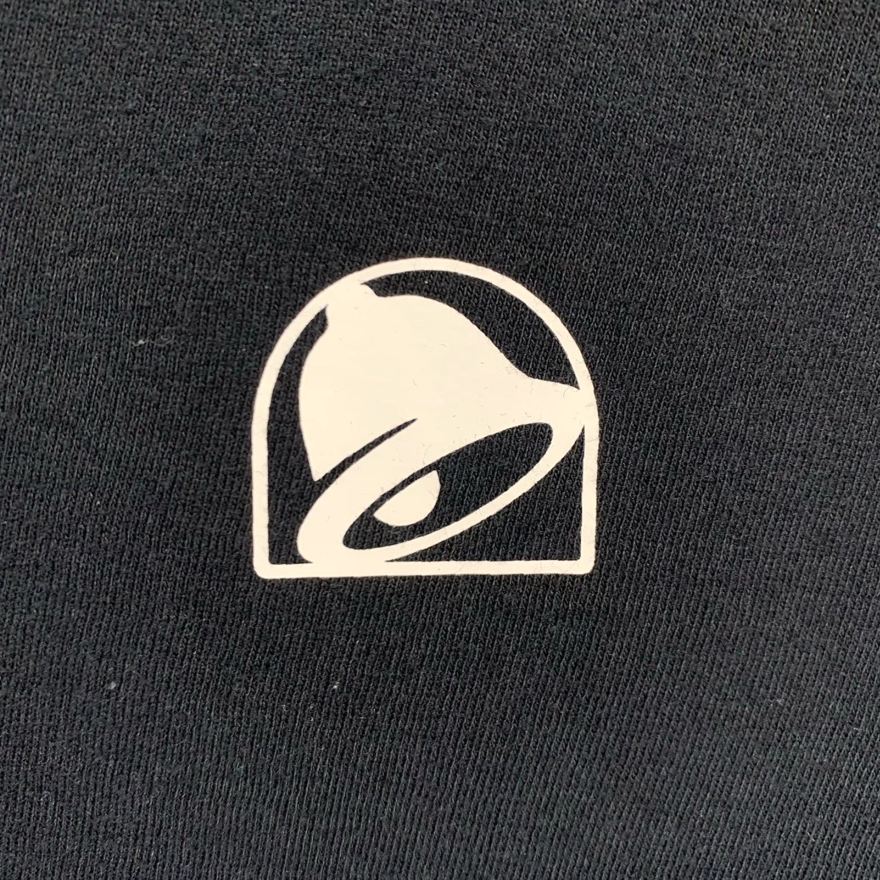 Bell VINTAGE Taco Bell Women's T-Shirt Cotton Blend Short Sleeve Crew Neck Large Black Food Funny Retro Casual Size L / US 10 / IT 46 - 4 Thumbnail