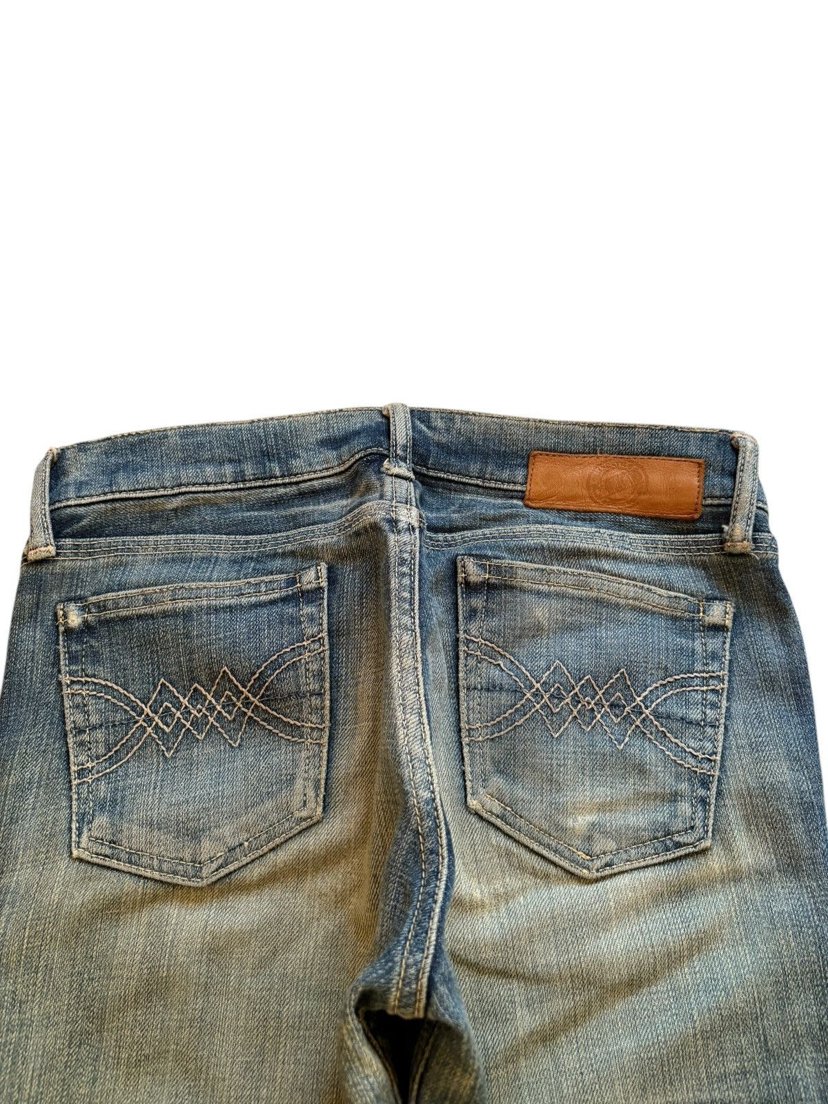 Japanese Brand × OMNIGOD Vintage Japanese Omnigod Mud Wash Bootcut Flare Jeans Size 27" / US 4 / IT 40 - 8 Thumbnail