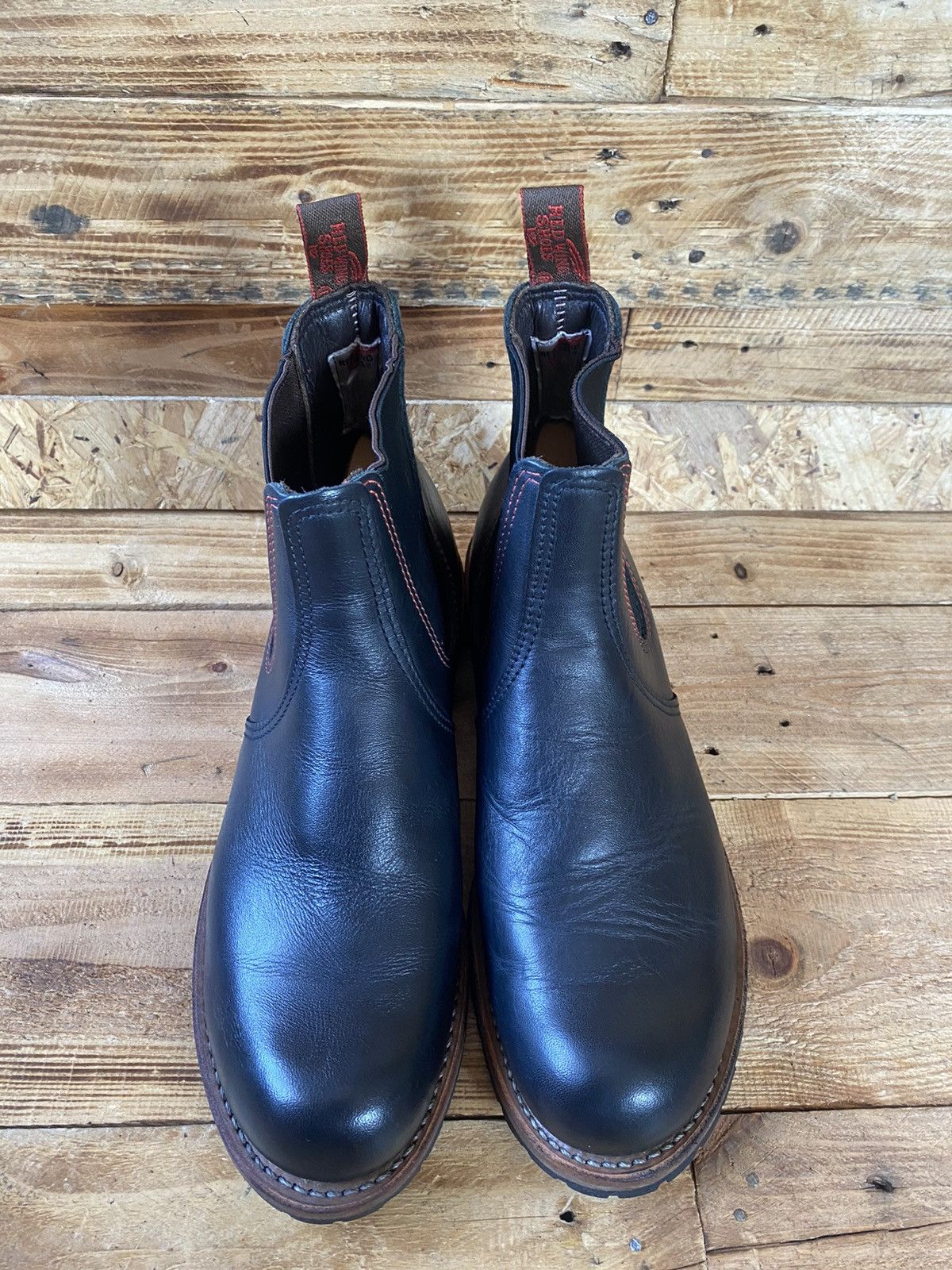 Red Wing 8200 Chelsea Rancher Black Star Grailed