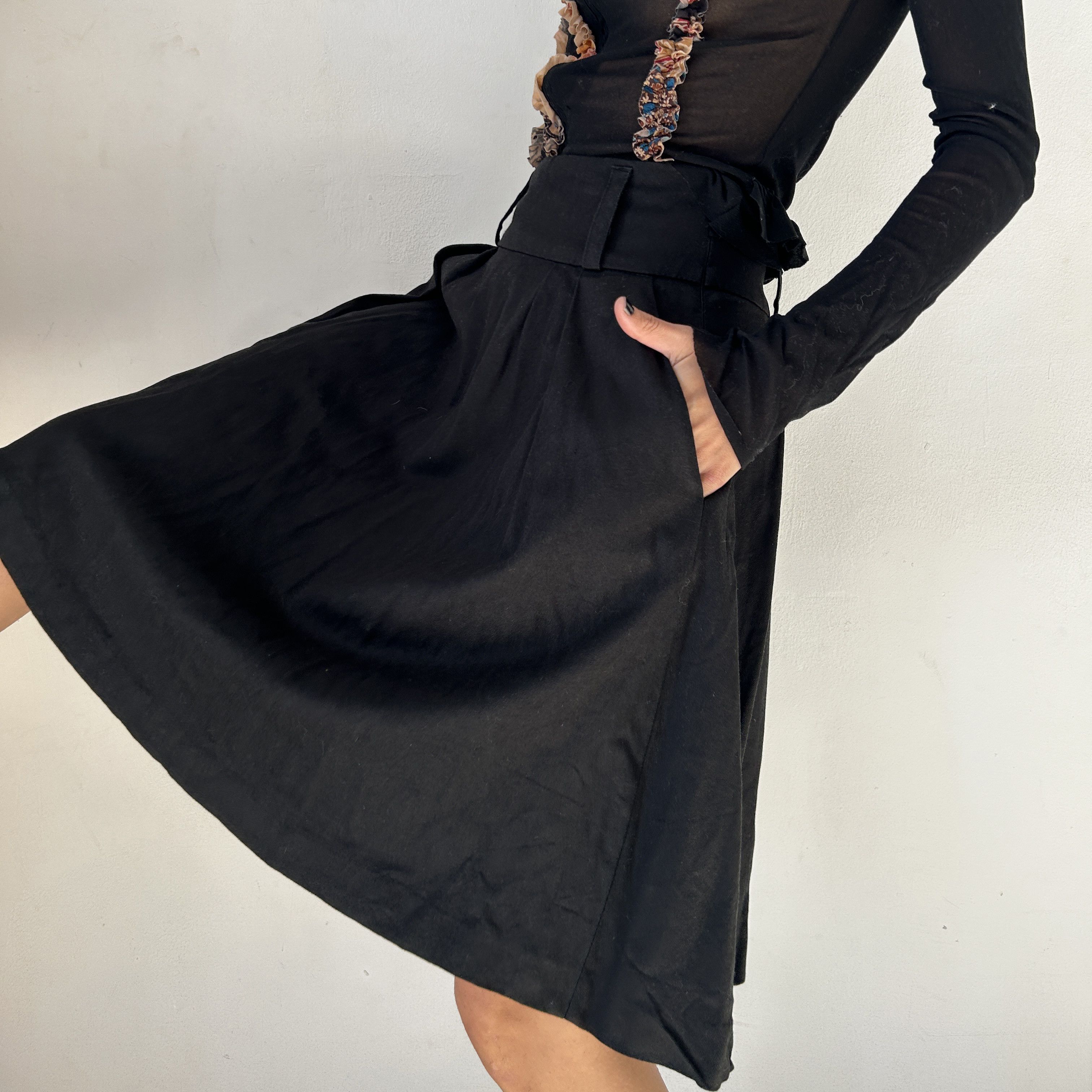Miss Sixty Miss Sixty y2k black skater skirt Size 28" / US 6 / IT 42 - 3 Thumbnail