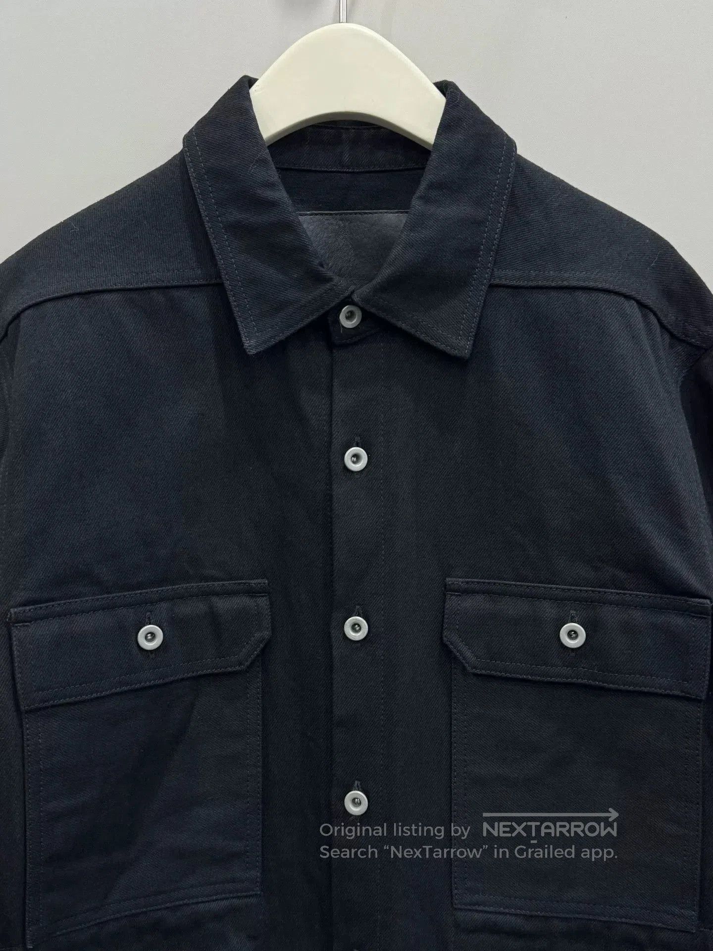 Rick Owens Drkshdw Rick Owens Drkshdw Oversized Denim Jacket. Size US L / EU 52-54 / 3 - 3 Thumbnail