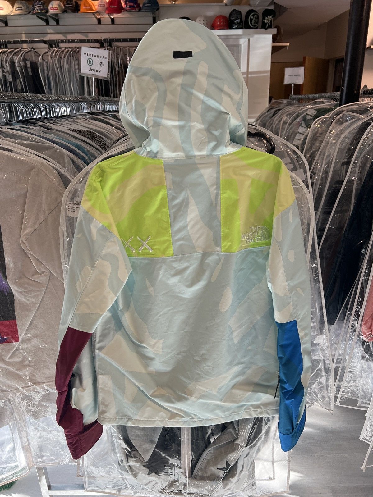 Kaws × The North Face Kaws TNF Mountain Jacket Ice Blue Size US XS / EU 42 / 0 - 2 Thumbnail