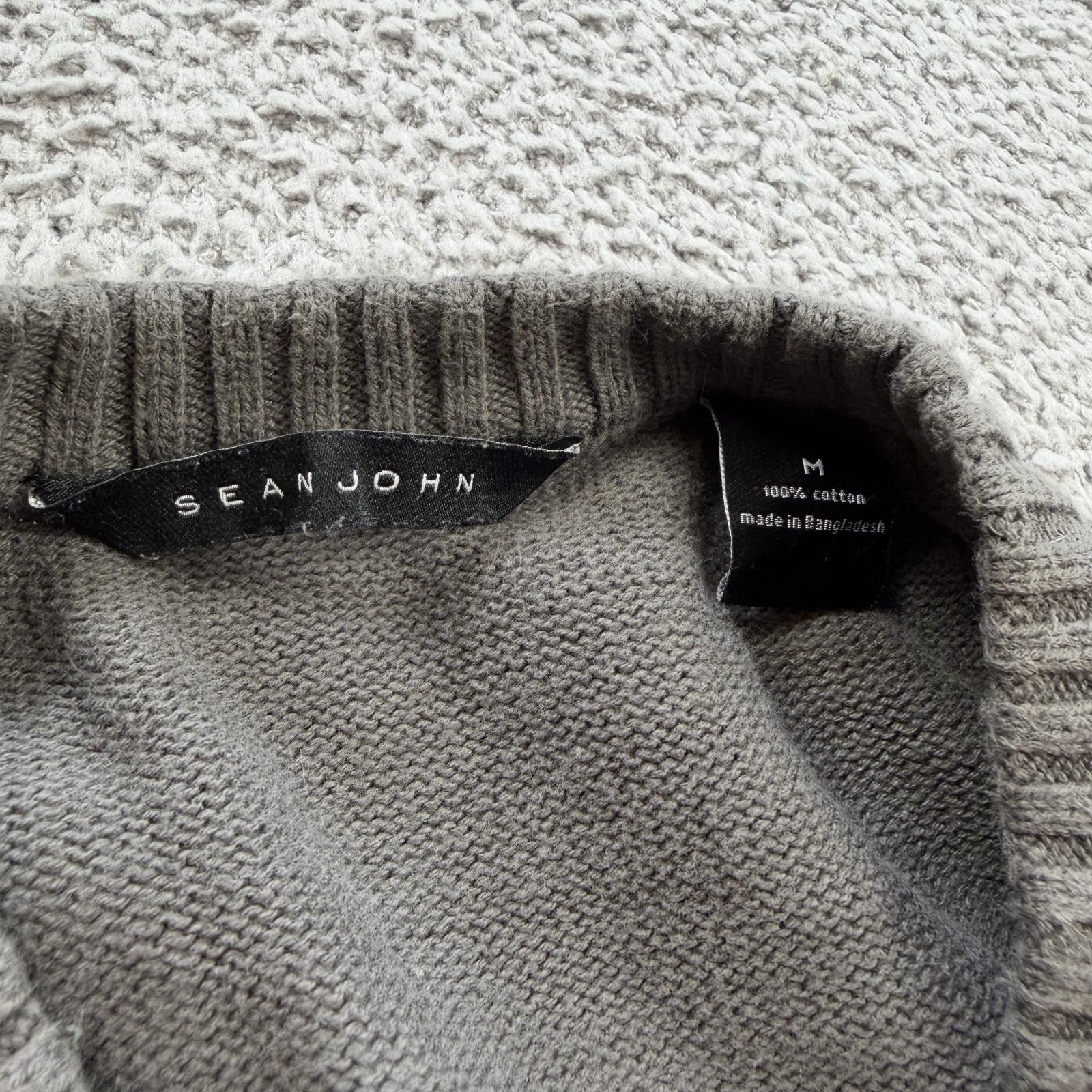 Sean John Sean John Gray Plum Colorblock V-Neck Knit Sweater Mens M Size US M / EU 48-50 / 2 - 4 Thumbnail