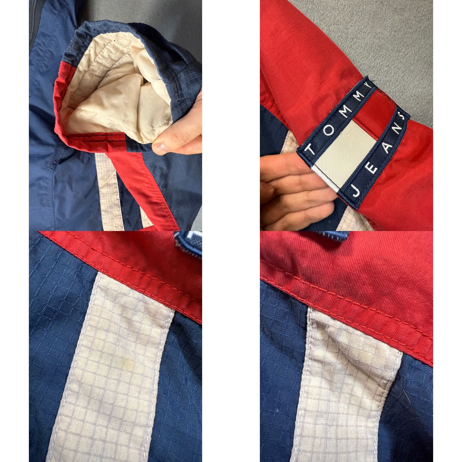 Tommy Hilfiger Vintage Tommy Hilfiger Jeans Jacket mens XL Blue Sailing 3-in-1 Jacket Size US 36 / EU 52 - 9 Thumbnail