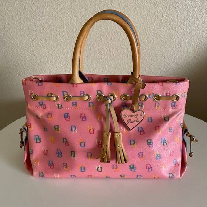 Dooney & Bourke Dooney & Bourke Bubble Gum Bag Pink Rainbow Tassel ...