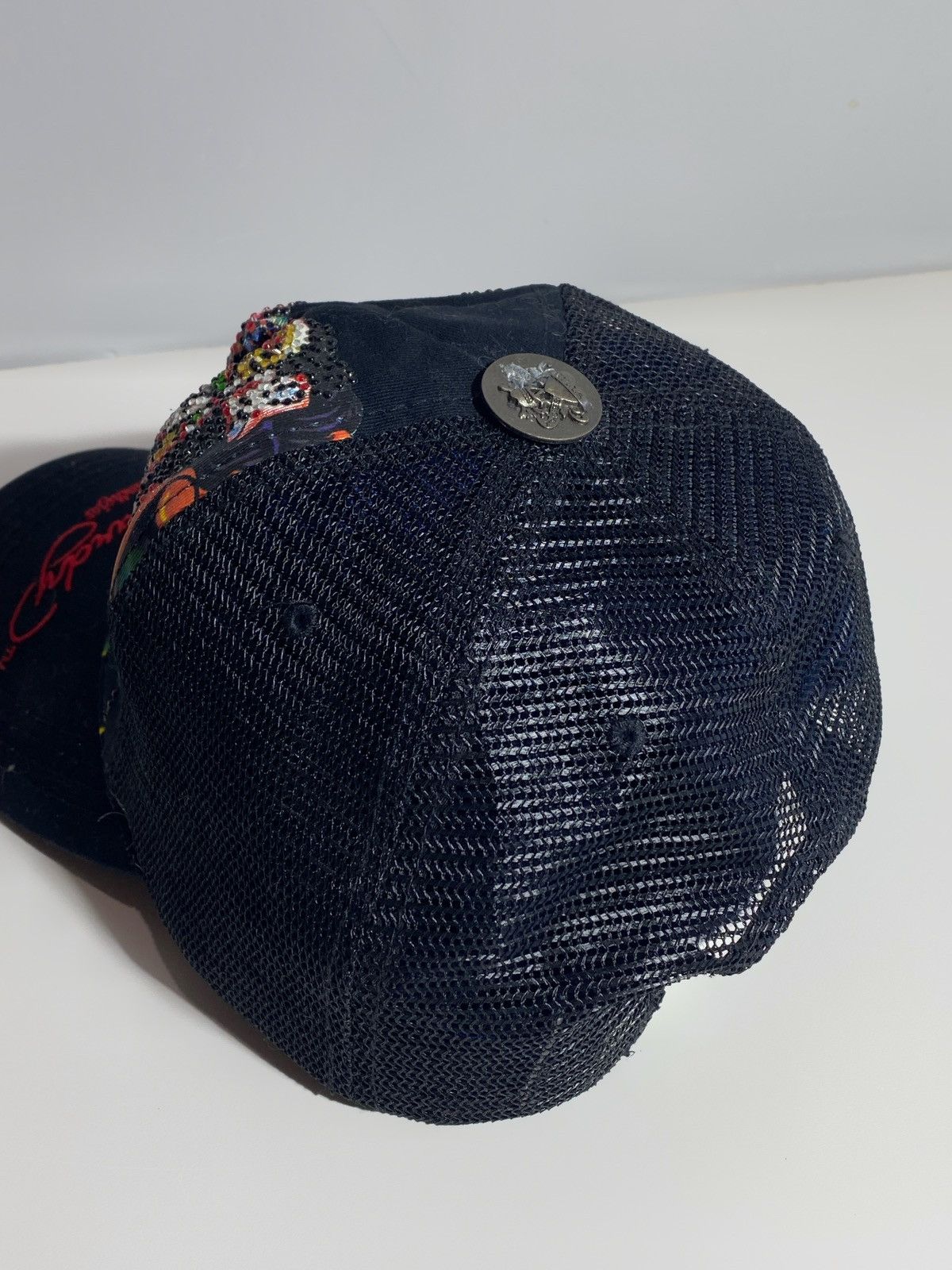 Ed Hardy Ed Hardy by Christian Audigier y2k hype cap rhinestones Size ONE SIZE - 7 Thumbnail