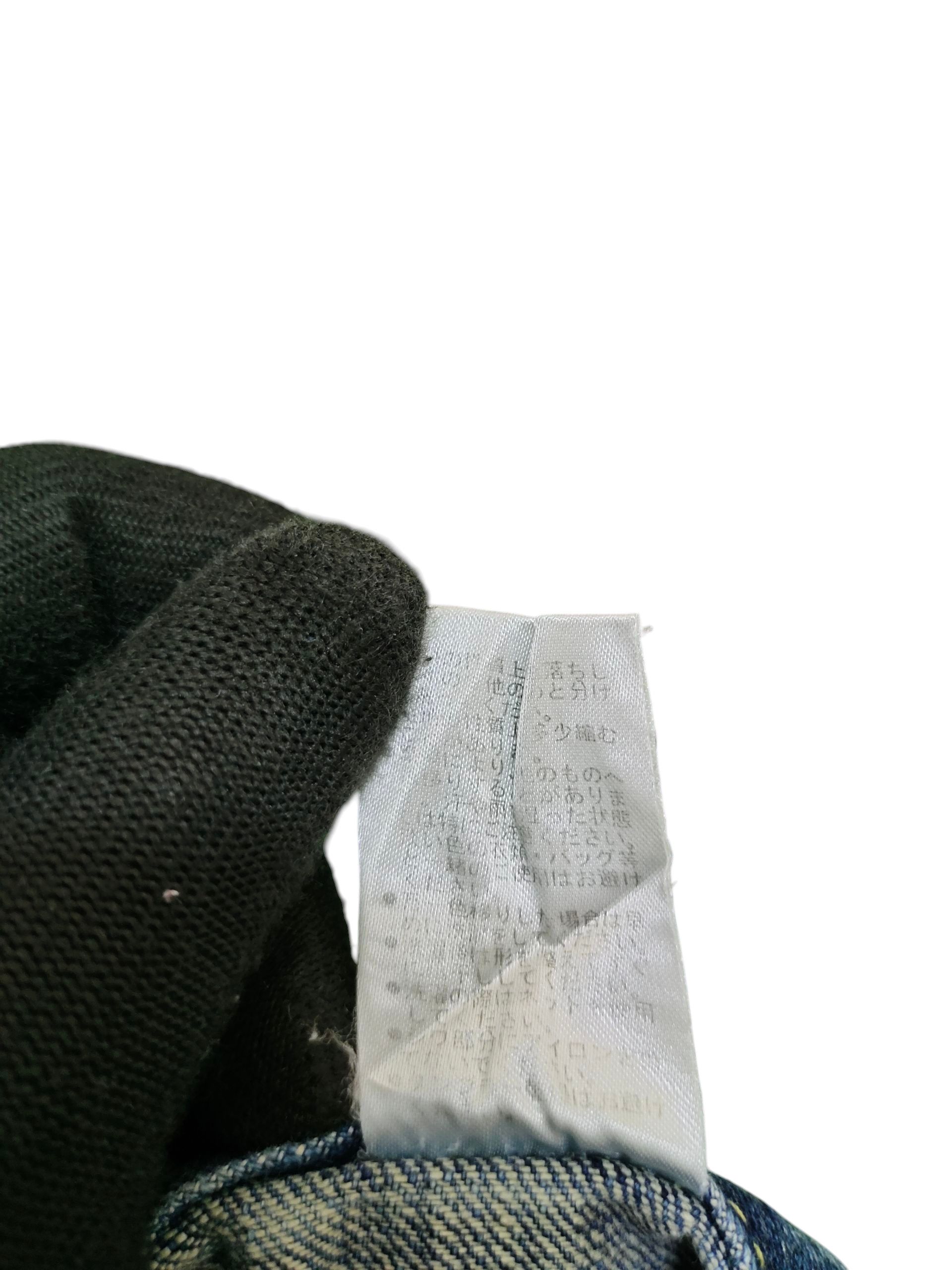 Number (N)ine × Undercover Japanese Brand Double Waist Clawmark Distress Denim Jeans Size US 31 - 10 Thumbnail