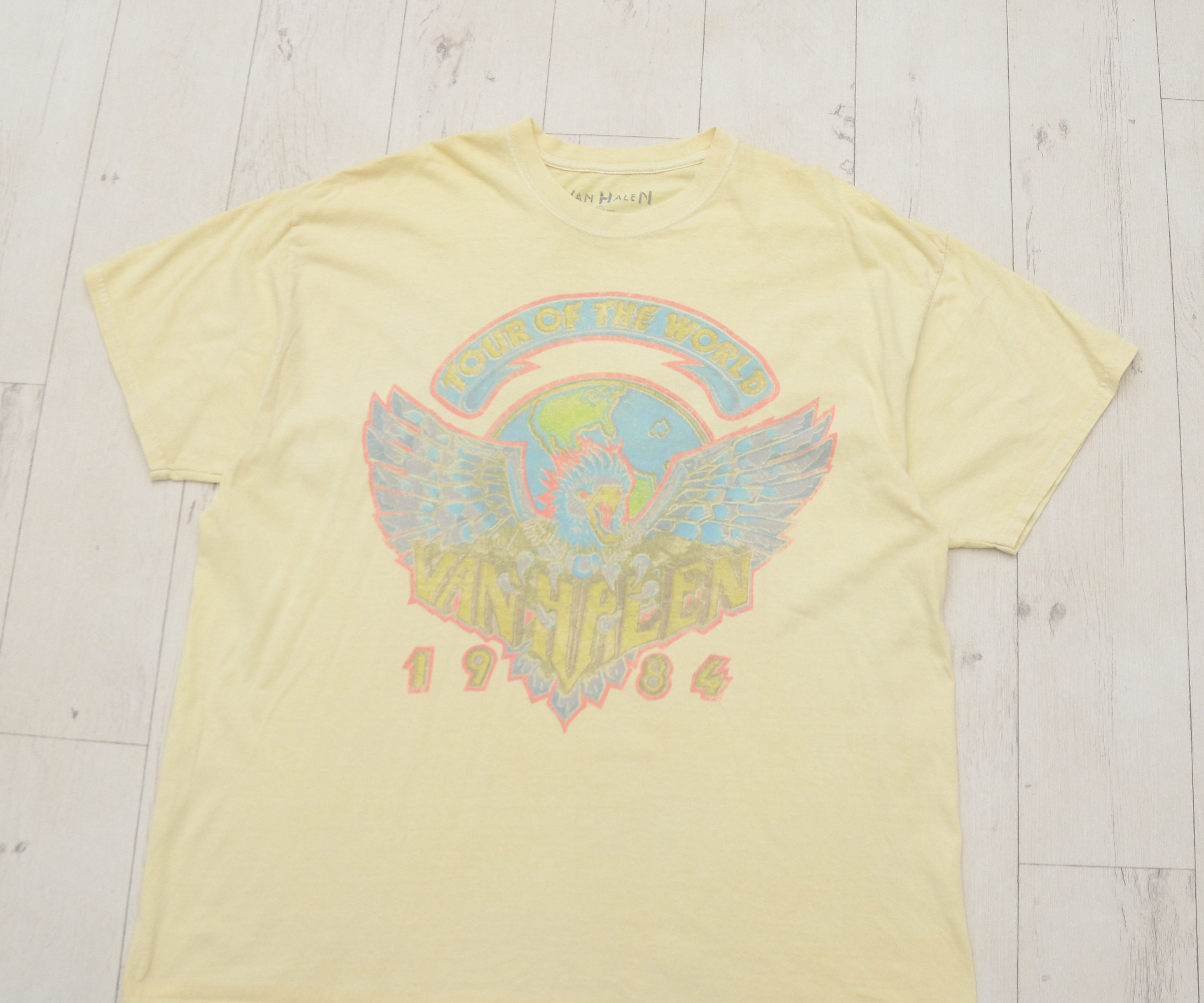 Other Van Halen Tour of the World 1984 Rock Tee XL Oversized Size US M / EU 48-50 / 2 - 2 Thumbnail