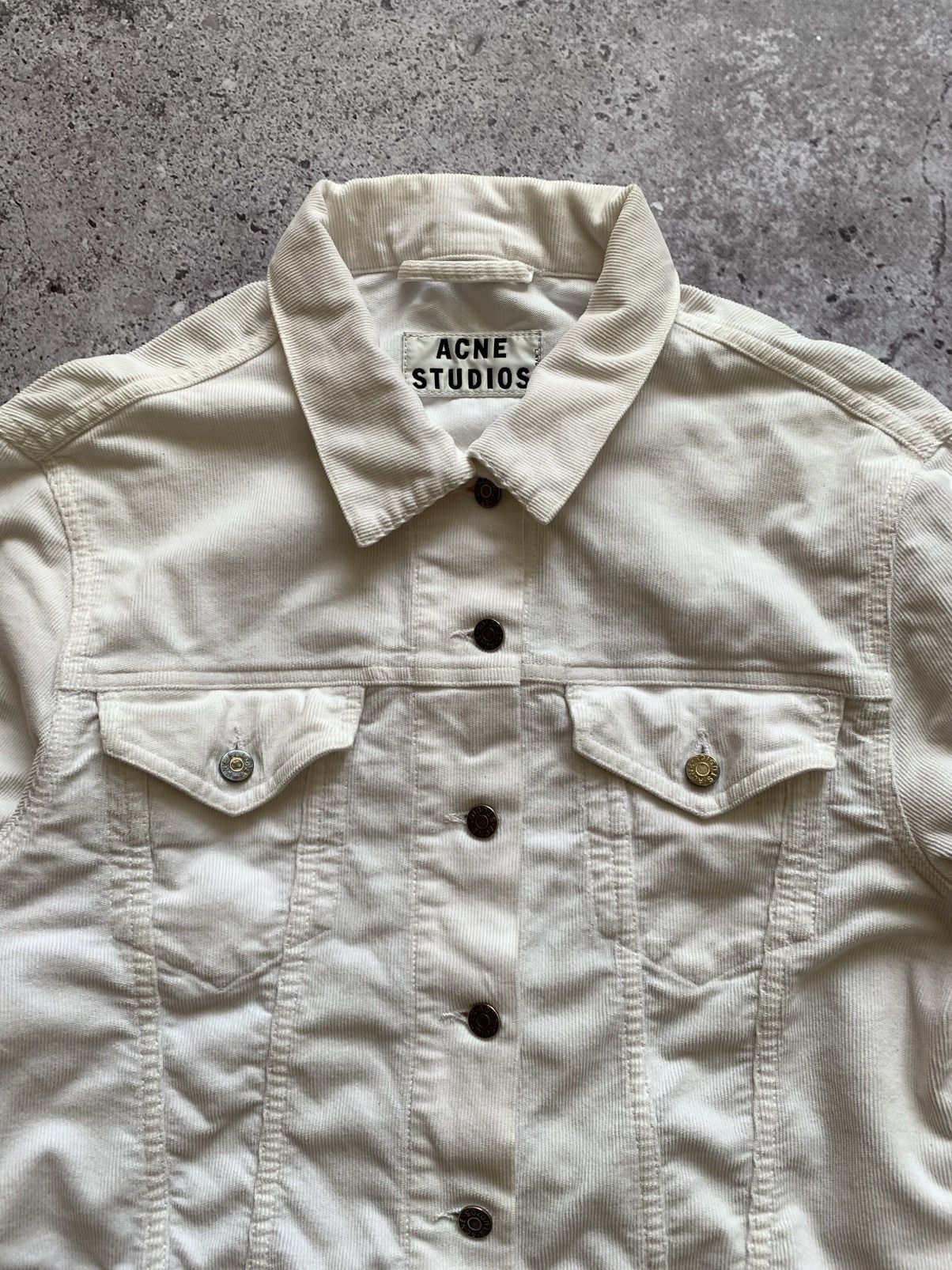 Acne Studios 🔥ACNE STUDIOS WOMENS CORDUROY DENIM JACKET Size XS / US 0-2 / IT 36-38 - 5 Thumbnail