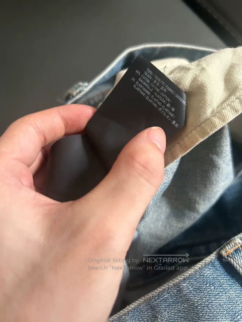 Saint Laurent Paris Saint Laurent Paris Blue Destroyed Size US 34 / EU 50 - 6 Thumbnail