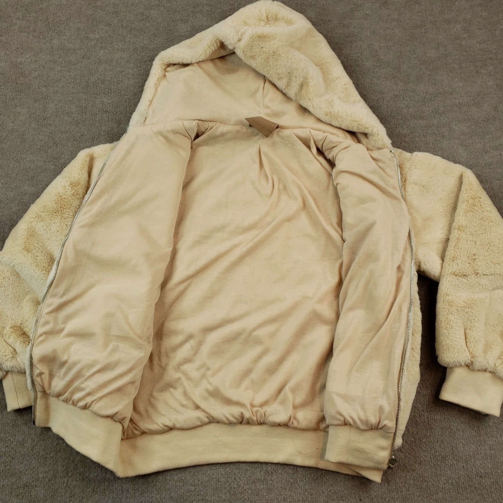 Forever 21 Forever 21 Hoodie Womens Small Brown Full Zip Fuzzy Soft Pullover Size S / US 4 / IT 40 - 6 Thumbnail