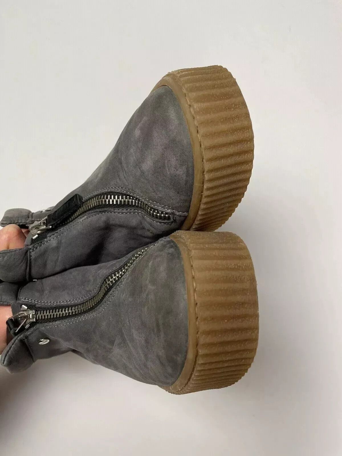 Nude Nude Of Scandinavia Leather Flat Zip Winter Shoes Size US 9 / IT 39 - 5 Thumbnail